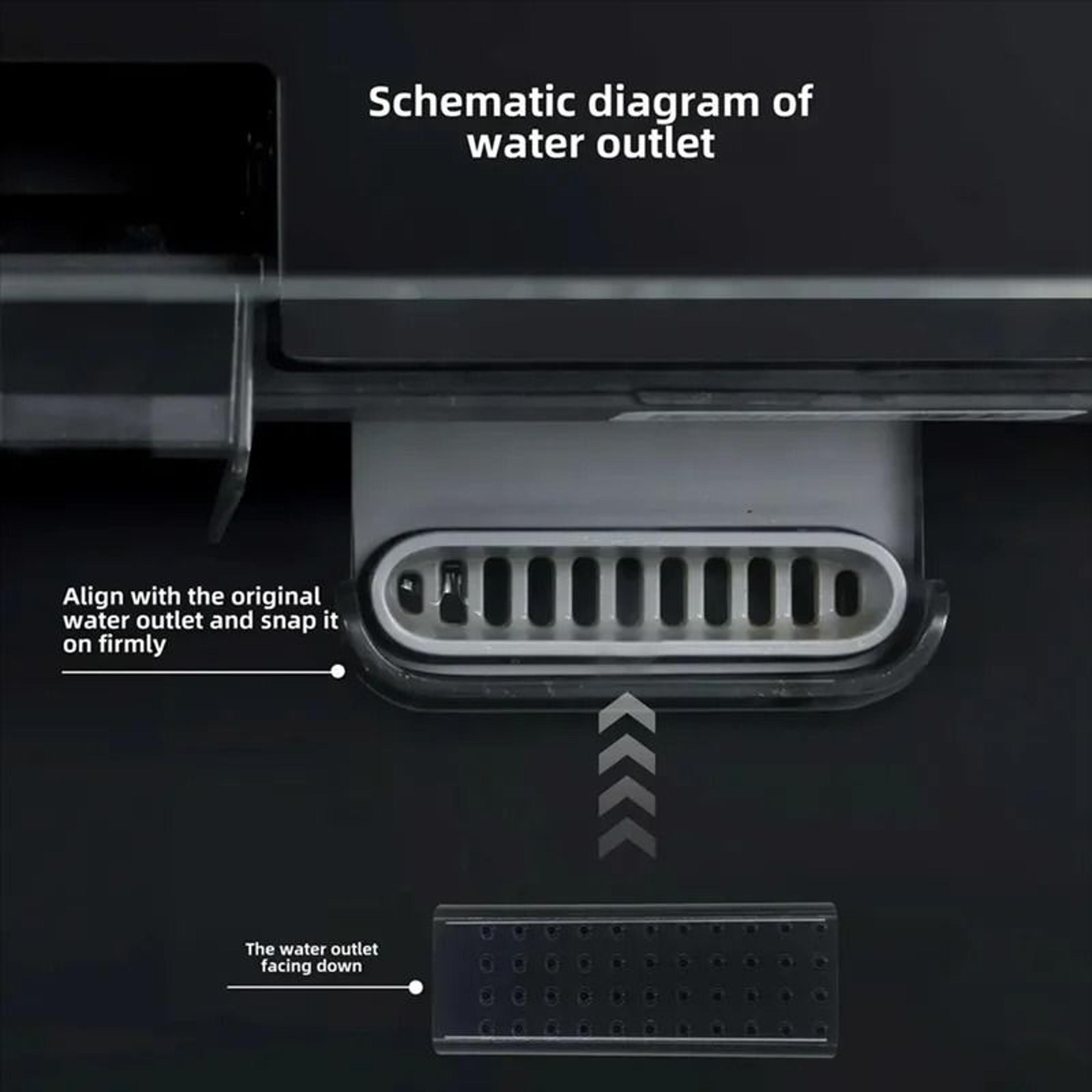 aquarium water outlet connector kit 4 piece set