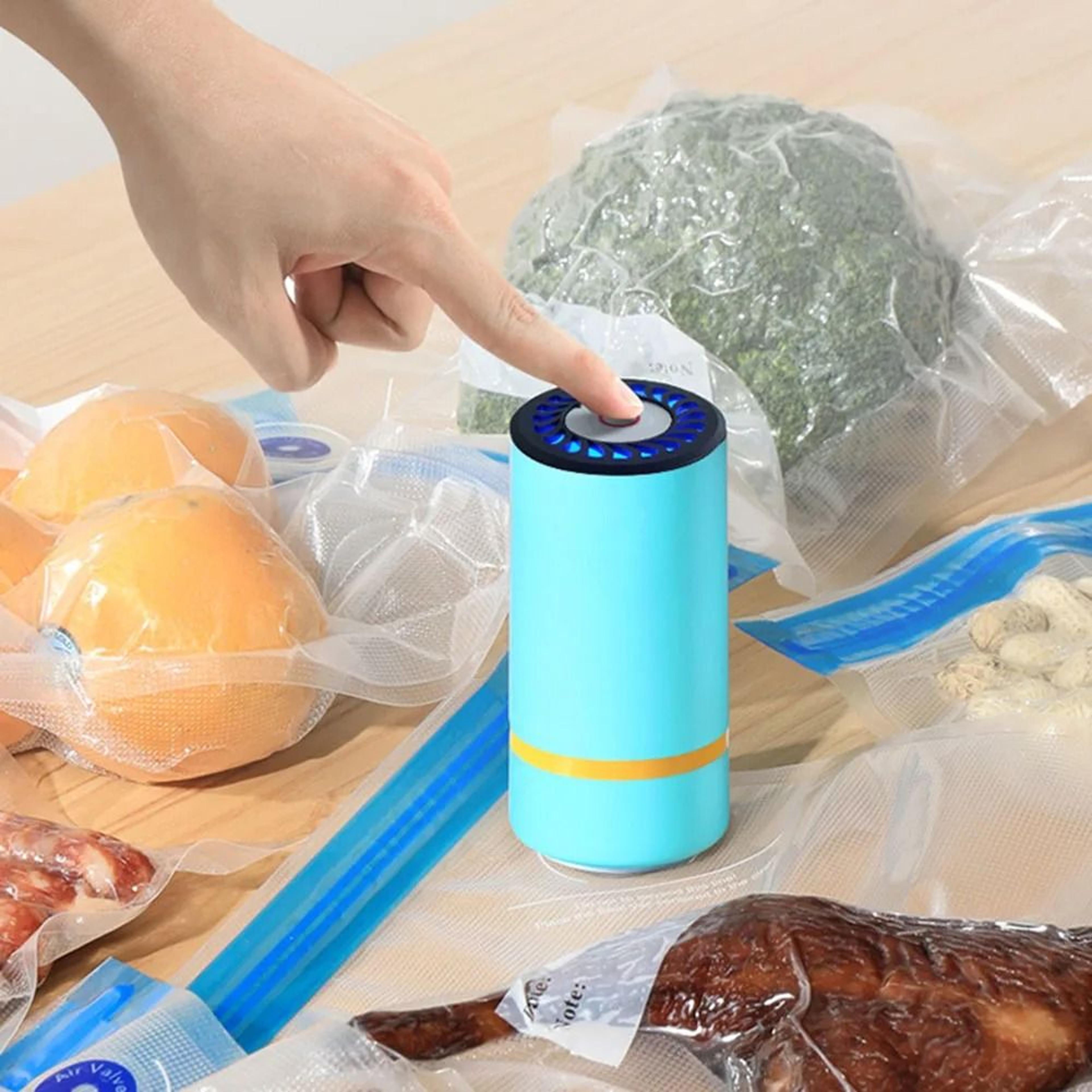mini portable vacuum sealer with usb electric air pump