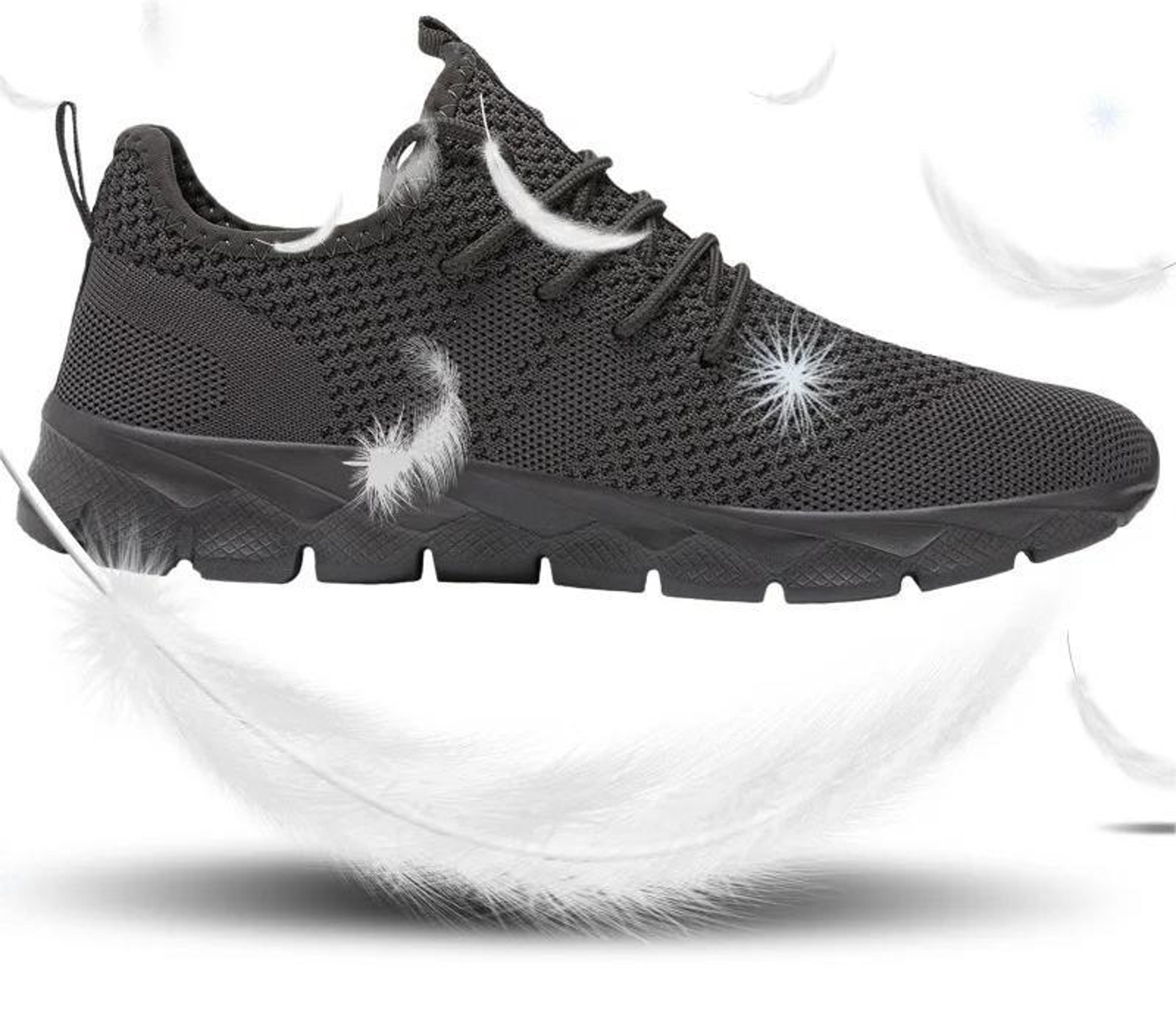 lightweight breathable mesh running sneakers for men