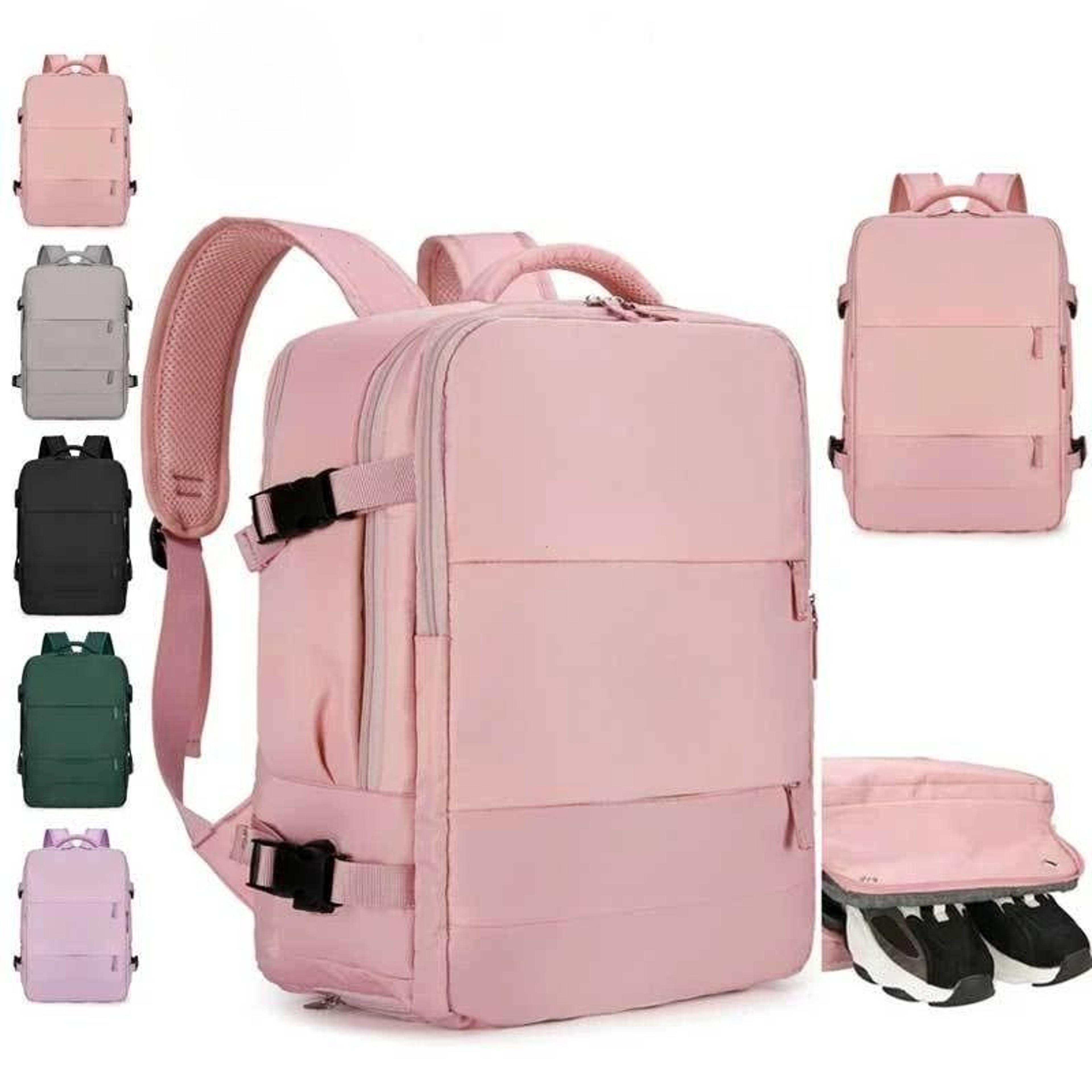 cabin size travel laptop backpack for men and women