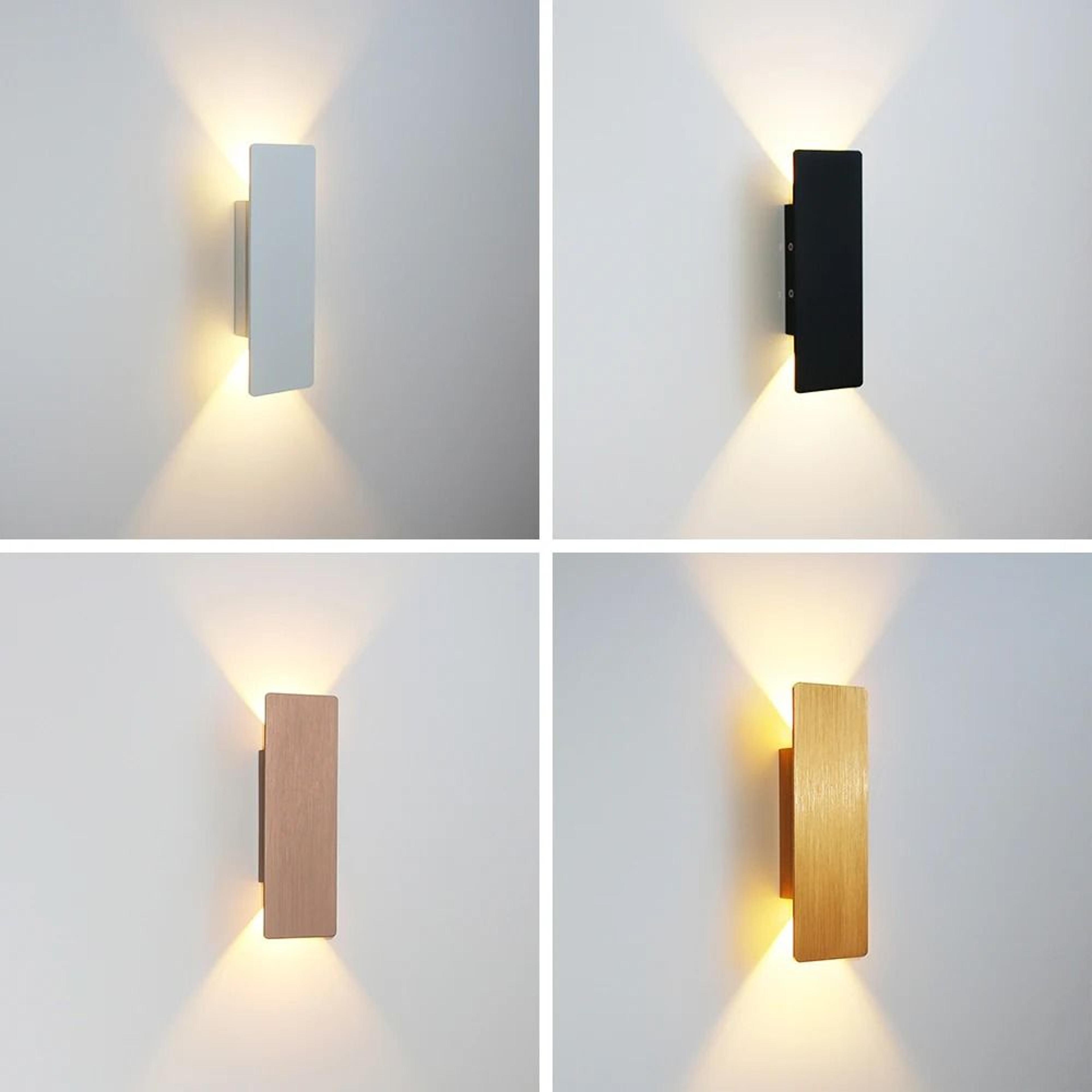 modern led wall lamp indoor bedroom living room ac85-265v aluminum fixture