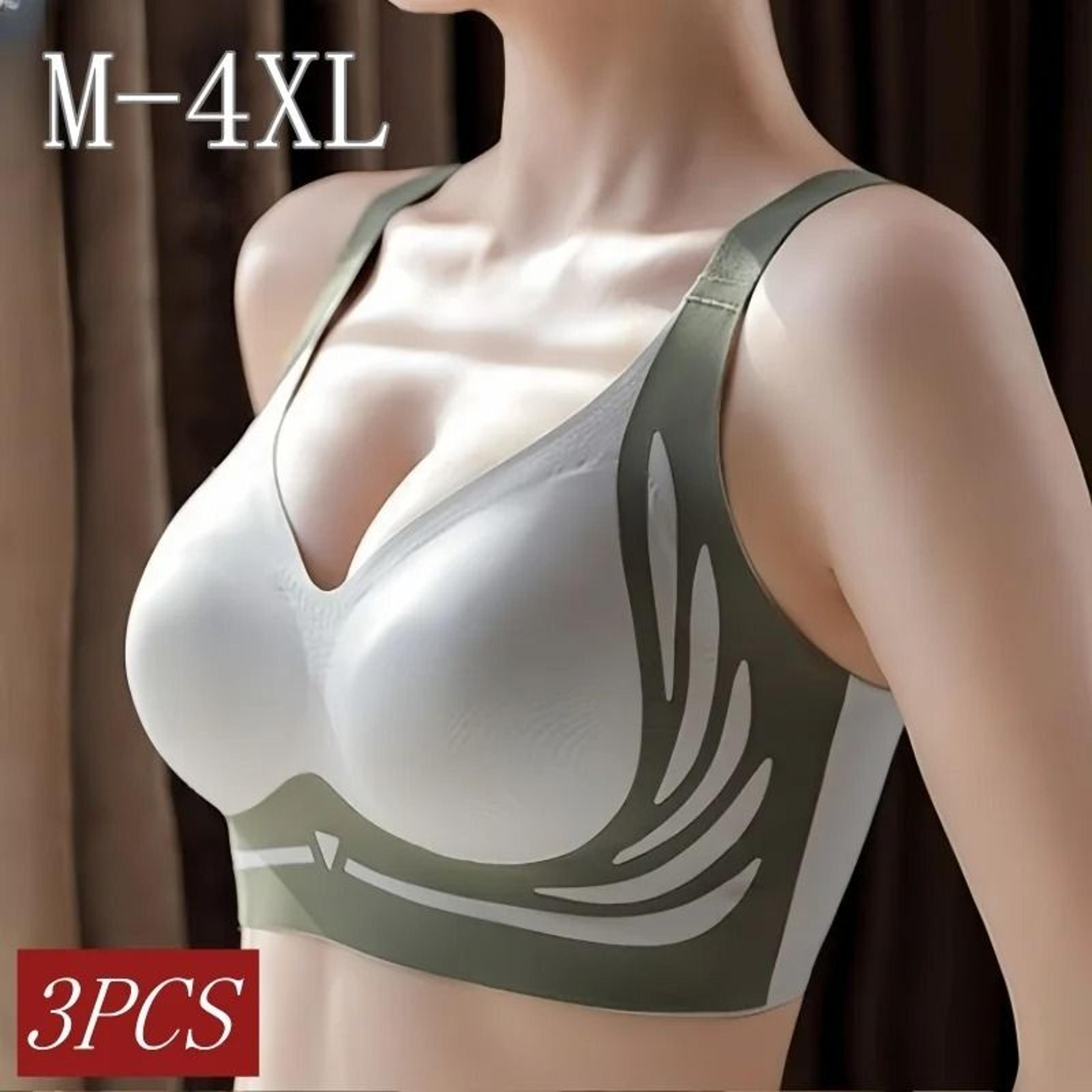 seamless push up bra set with adjustable straps comfort non wire brassiere