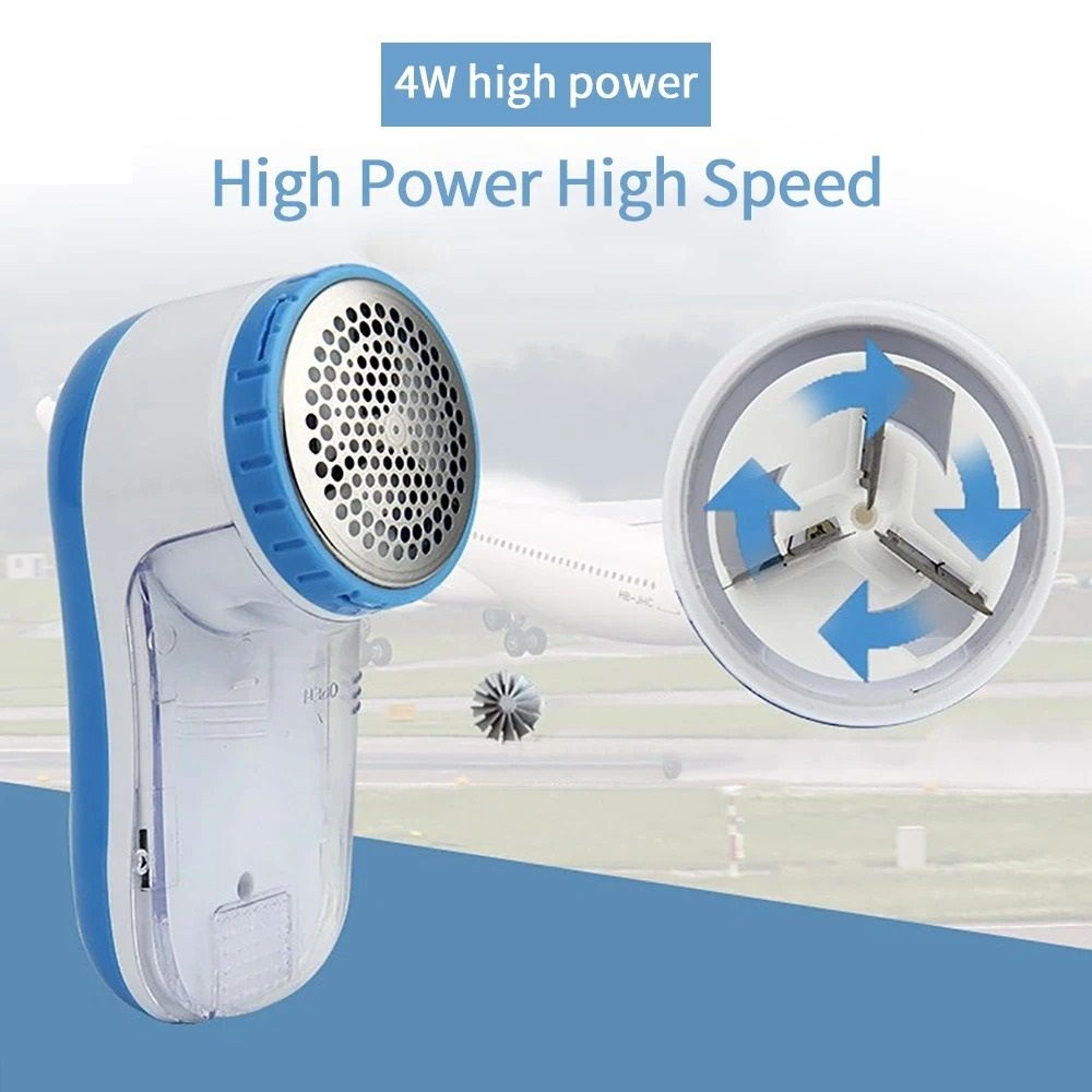 fabric shaver with stainless steel blades