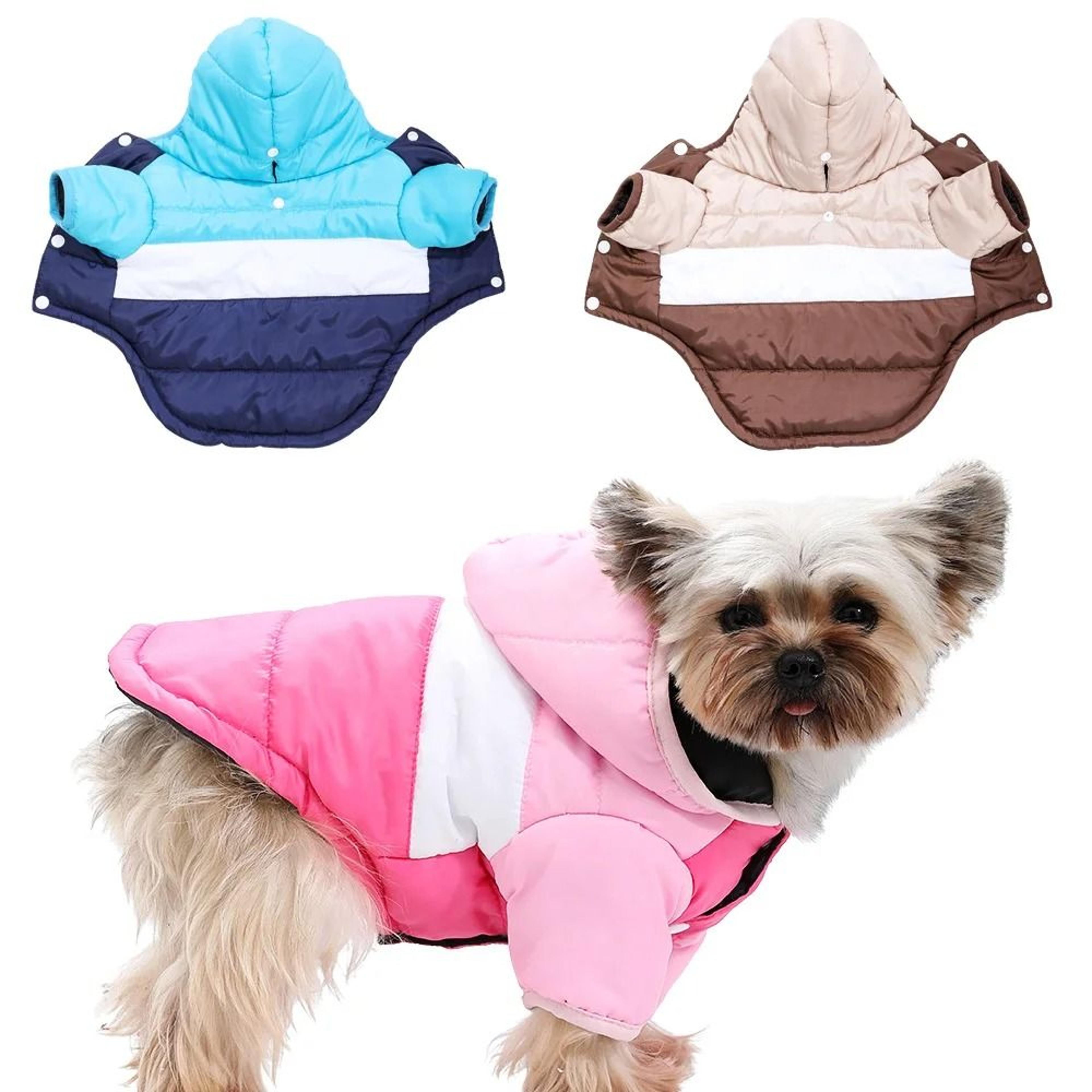cozy fleece dog jacket for small pets
