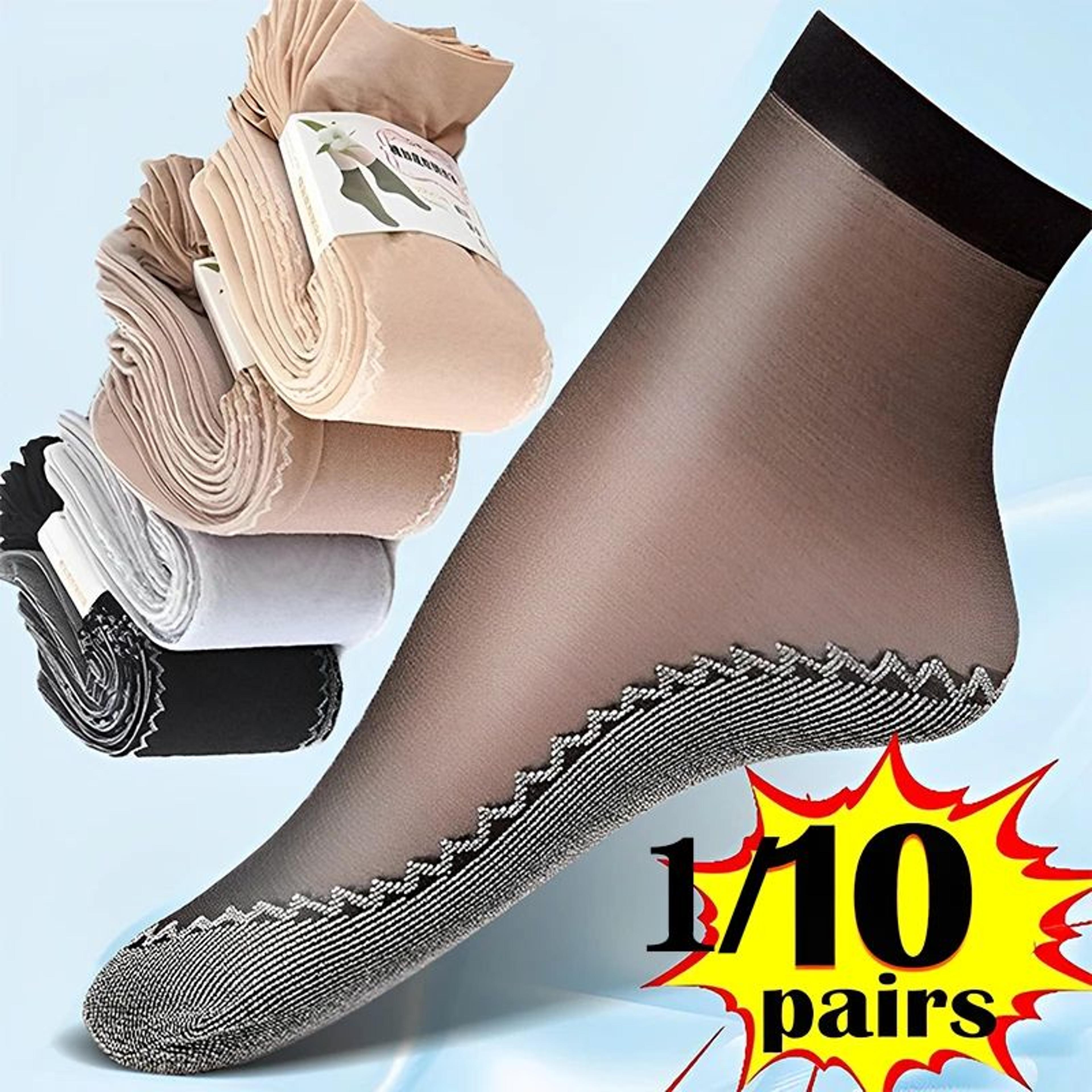 women ultrathin breathable invisible socks pack