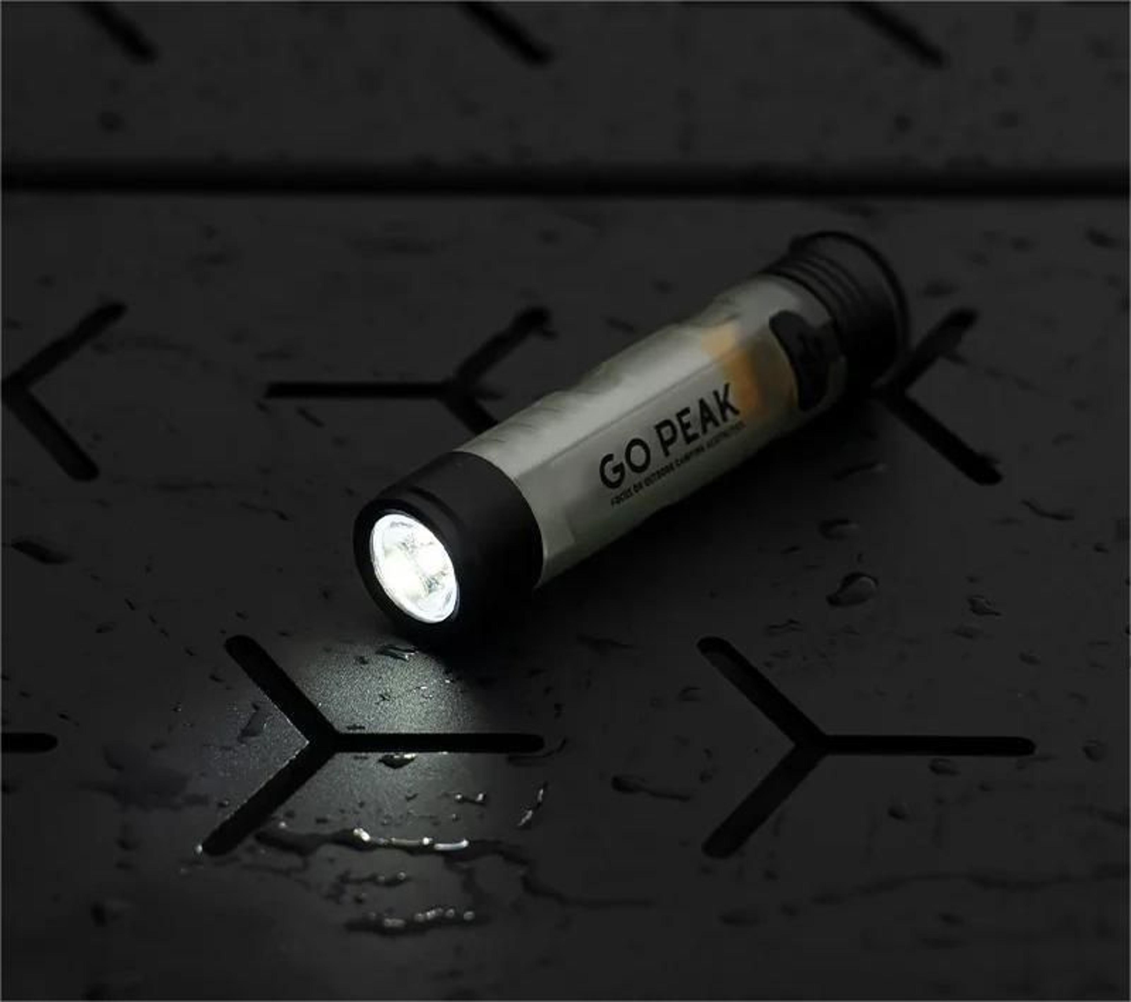 mini led pocket flashlight with key clip