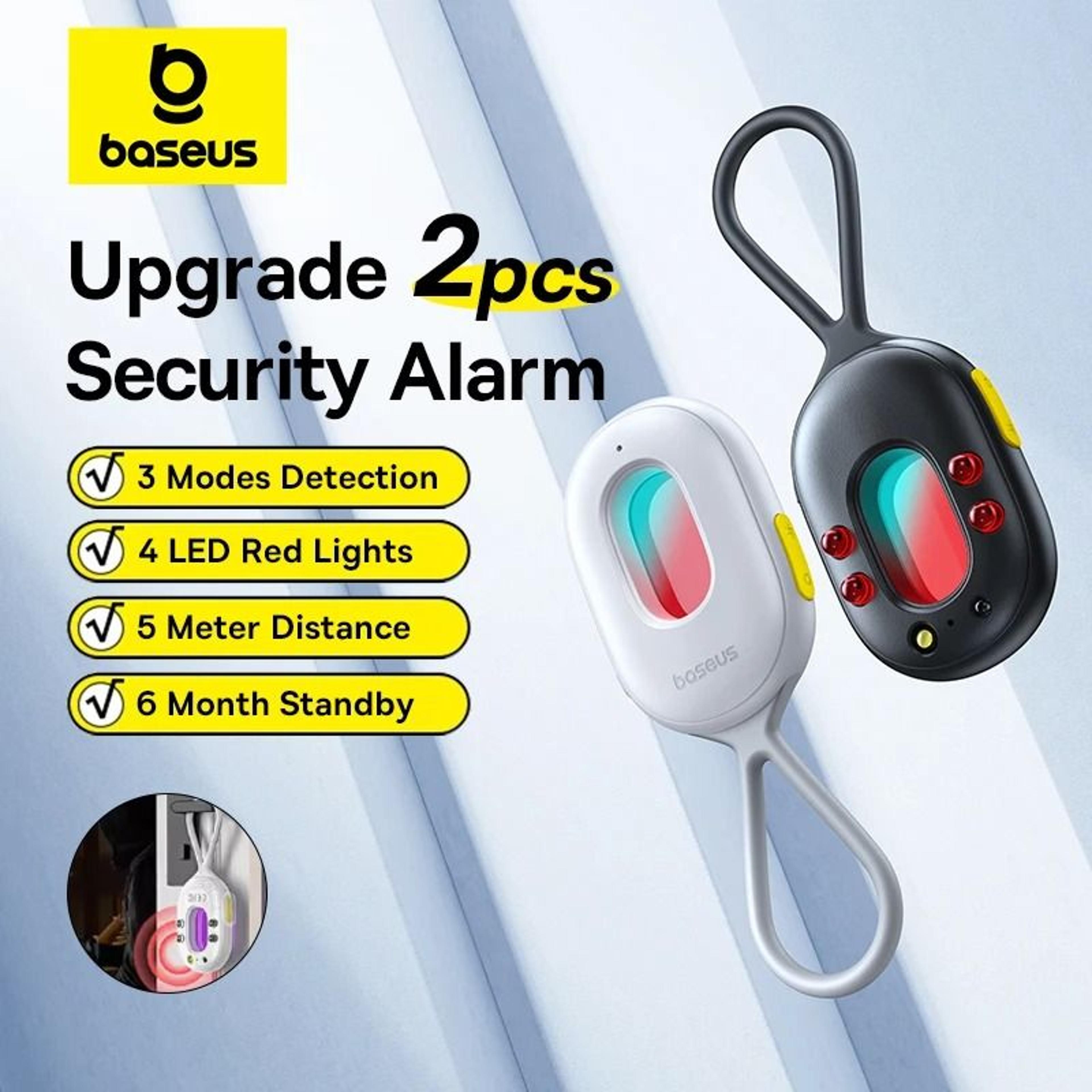 mini security alarm detector for doors, windows, and cameras