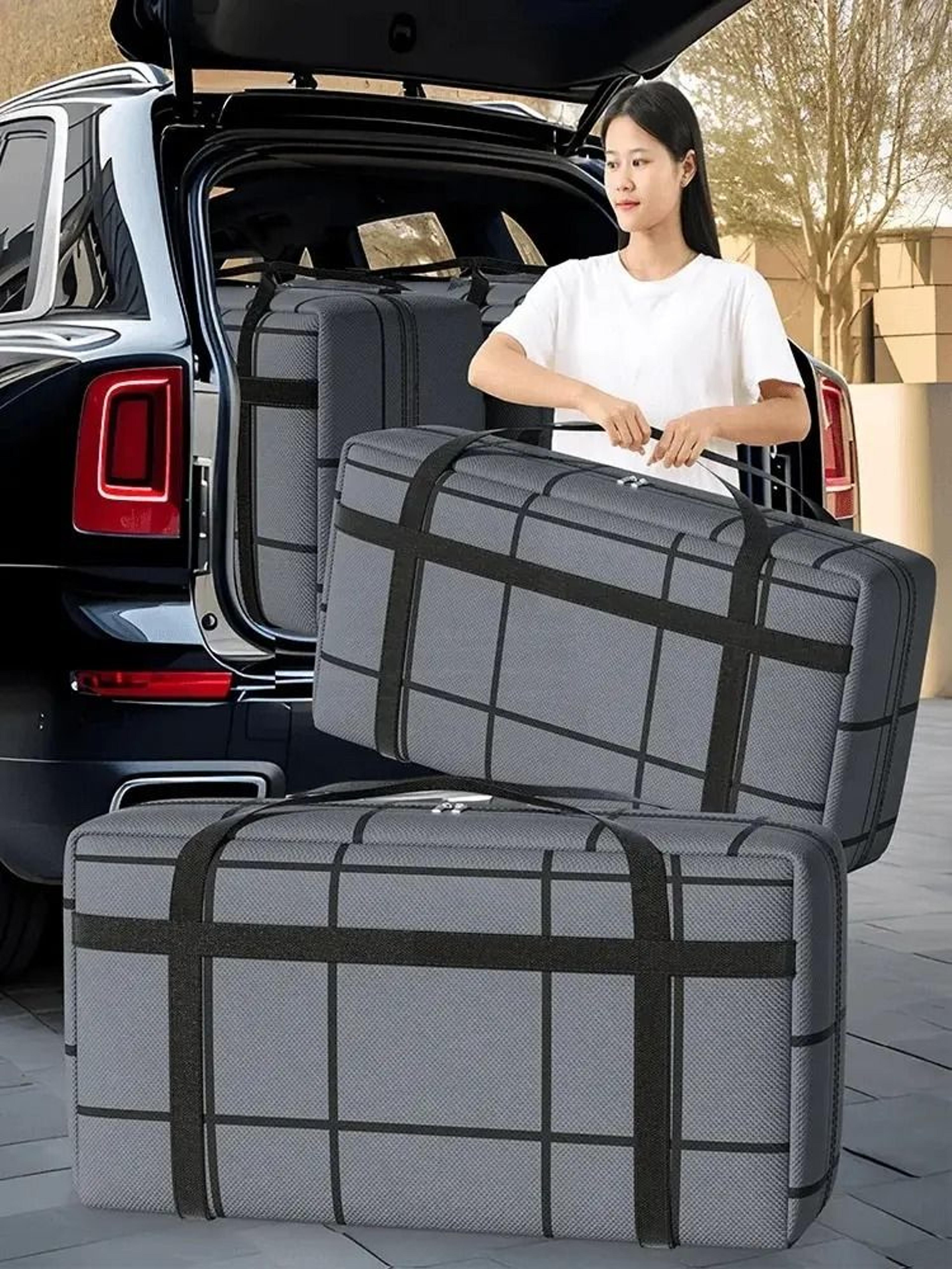 large capacity storage bag with zipper dustproof and moisture resistant