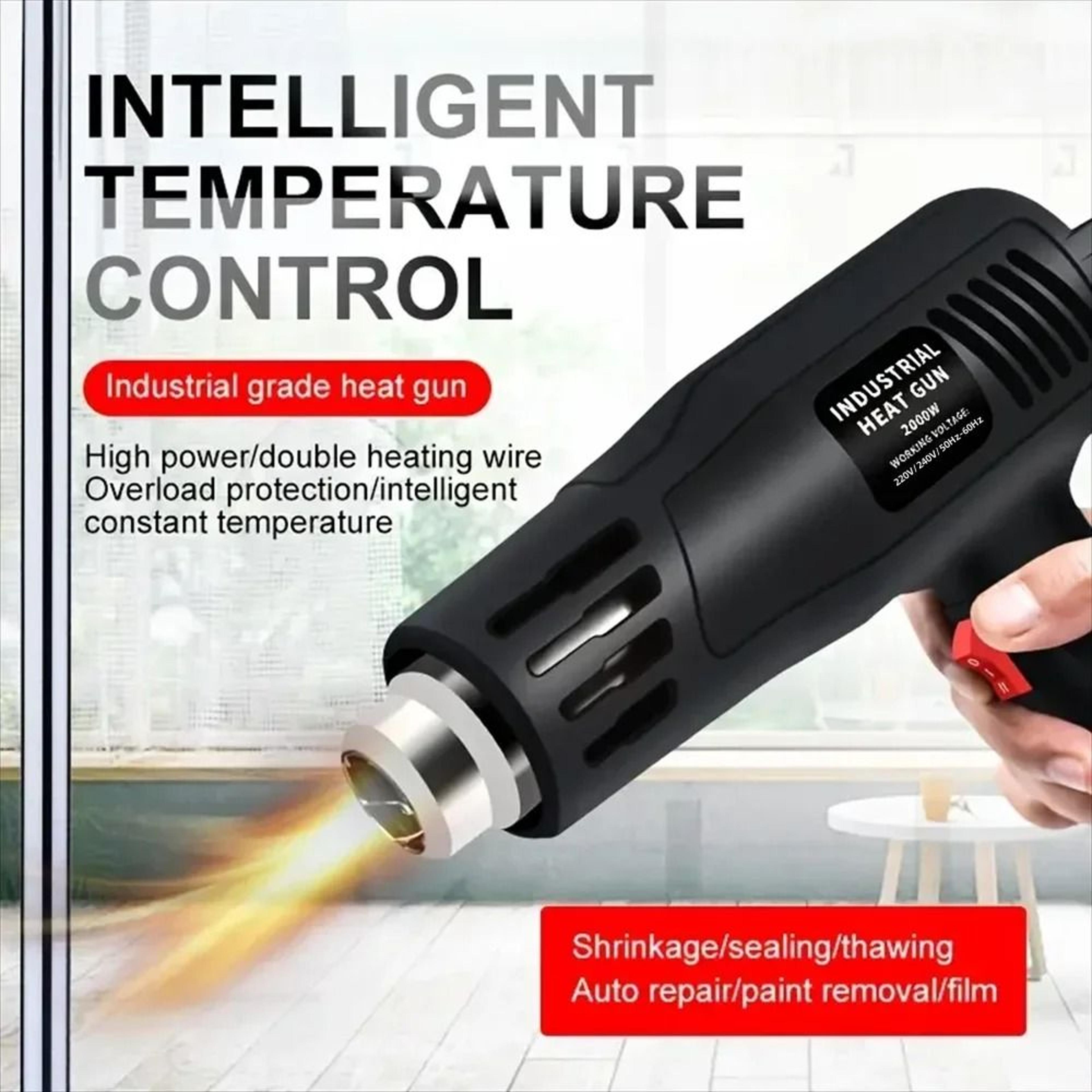 2000w high power hot air heat gun with adjustable temperature