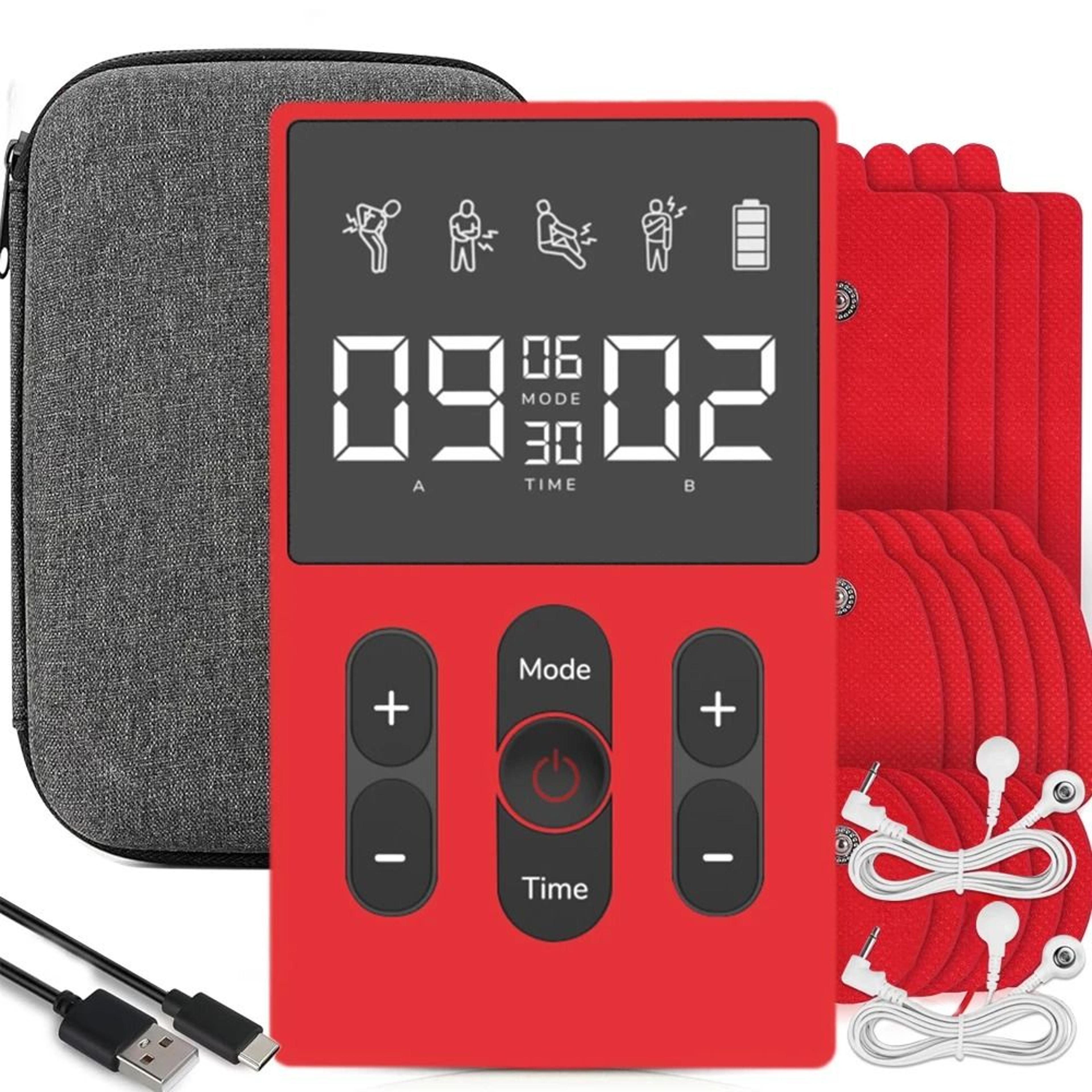 multifunctional tens & ems massager with 12 modes and dual channel output