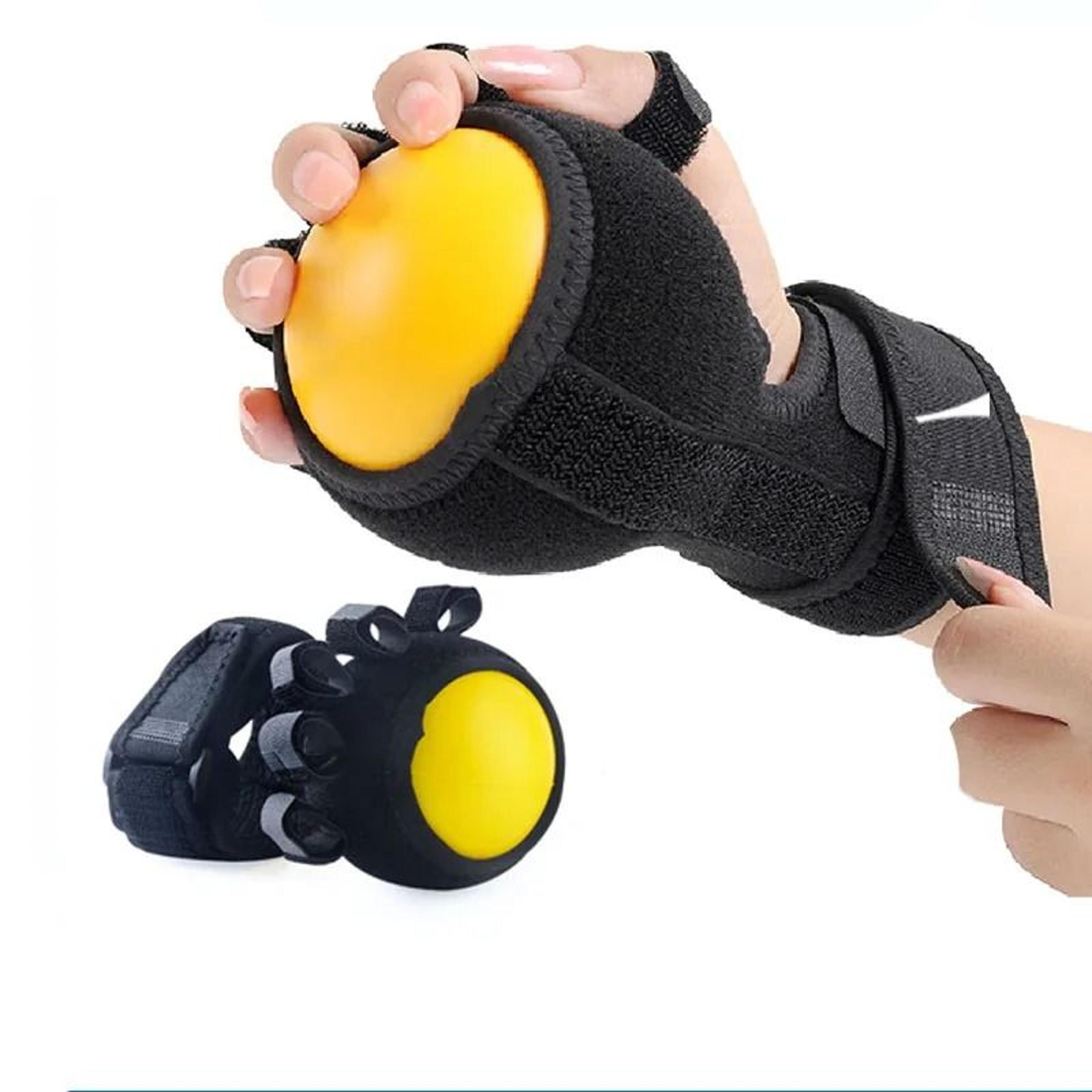 adjustable finger gripper exercise ball for hand strength and rehabilitation