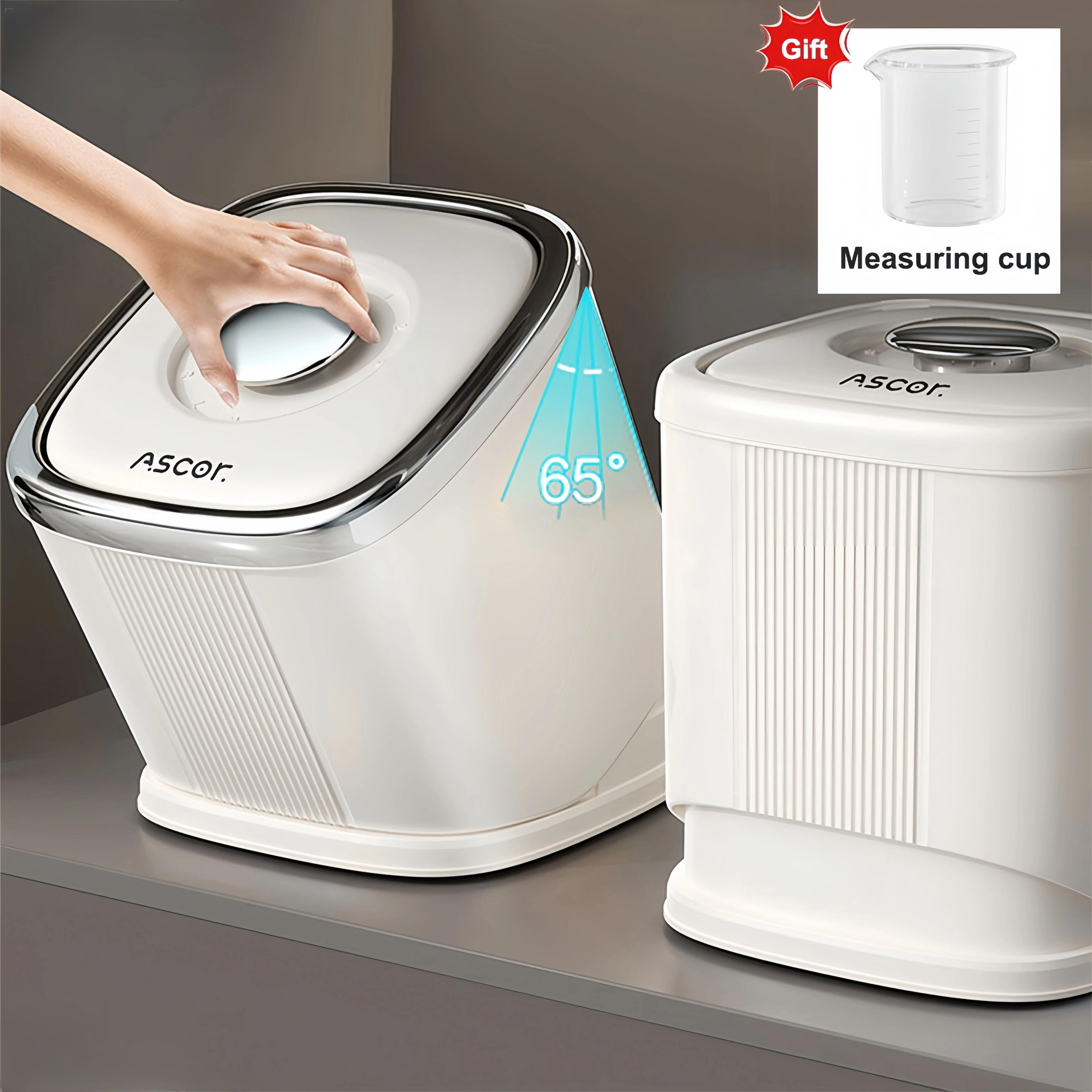 6 kg sealed rice storage box with dispenser and insect-proof lid
