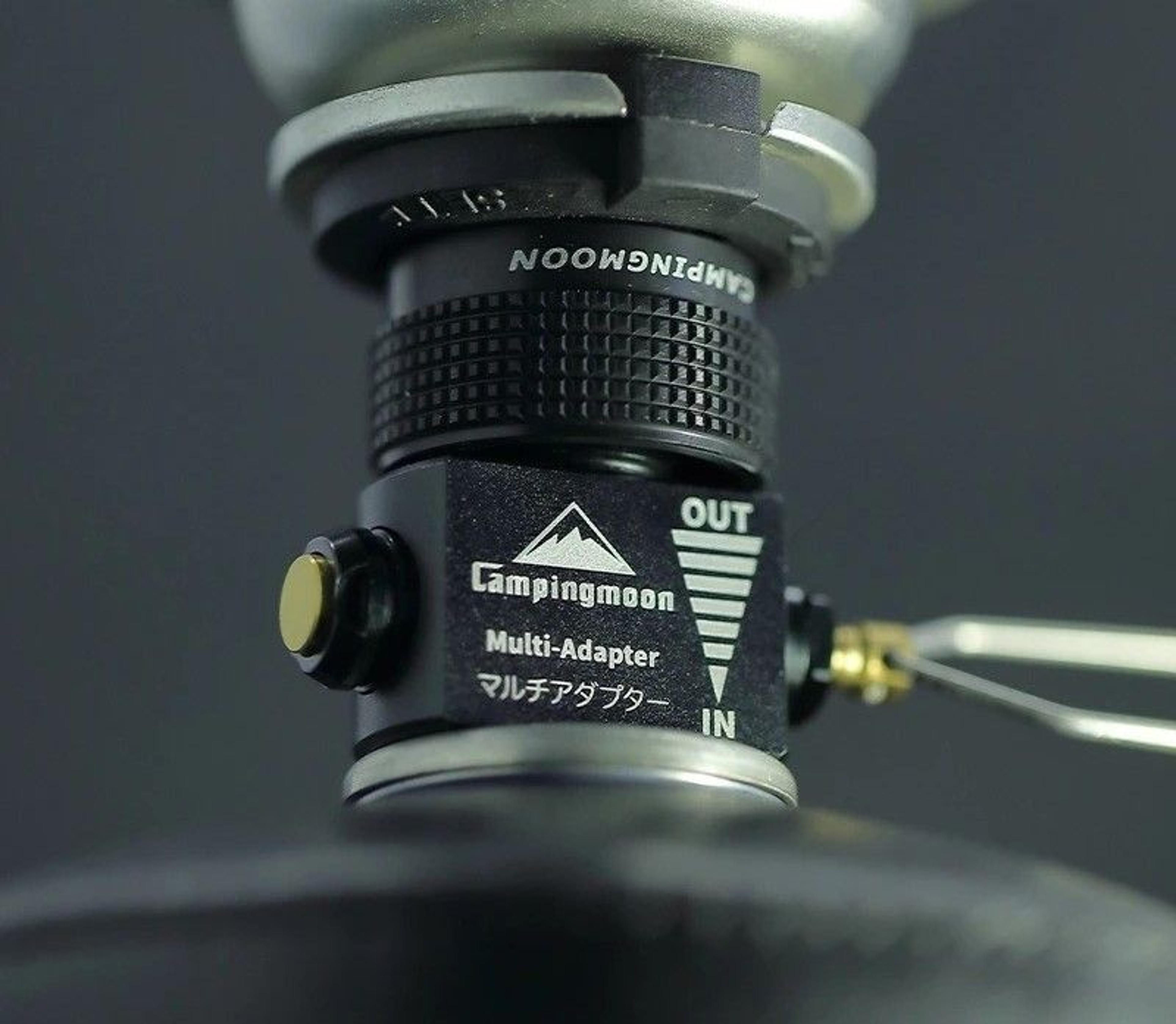 camping gas canister adapter for portable stoves and lamps