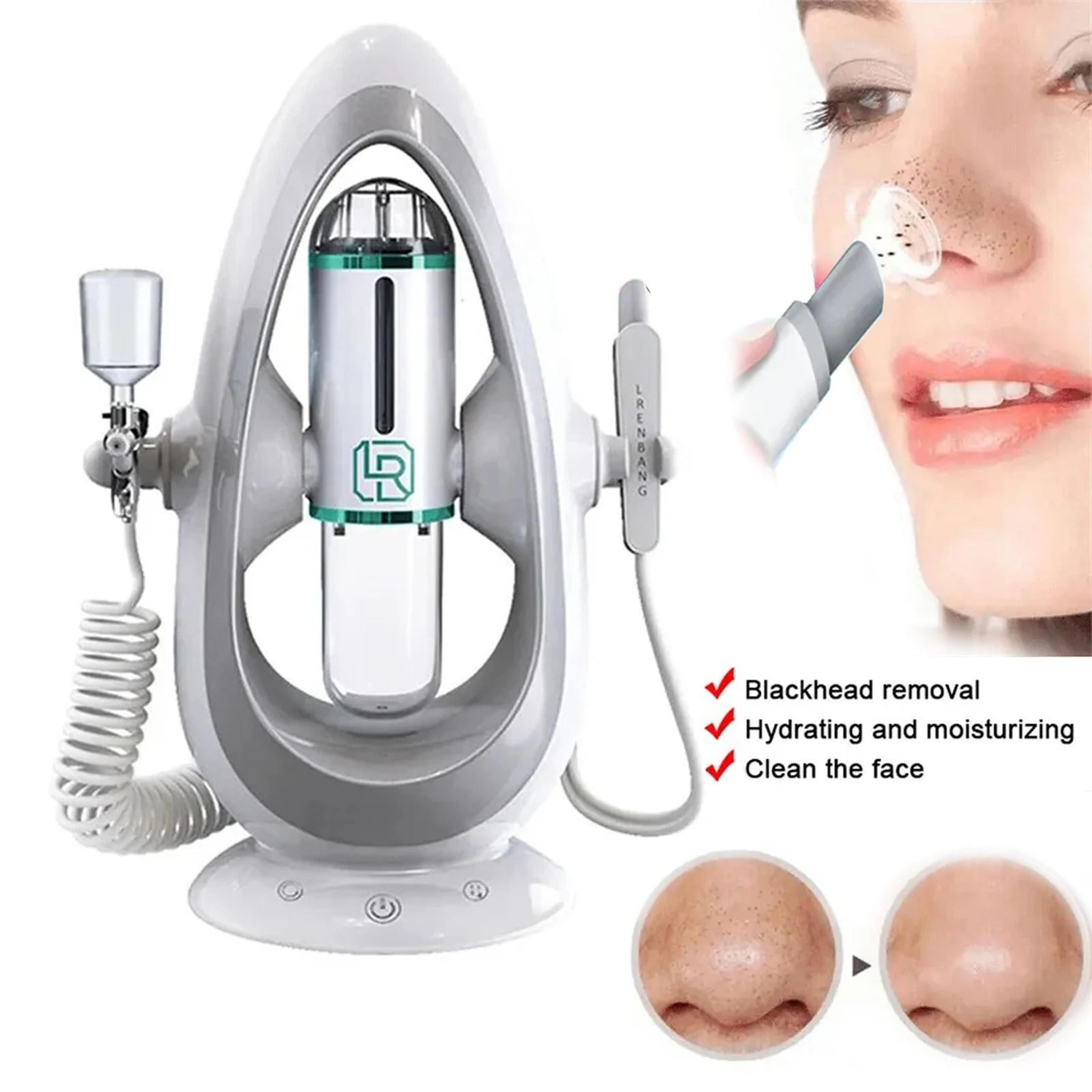 2-in-1 bubble vacuum blackhead remover and pore cleaner