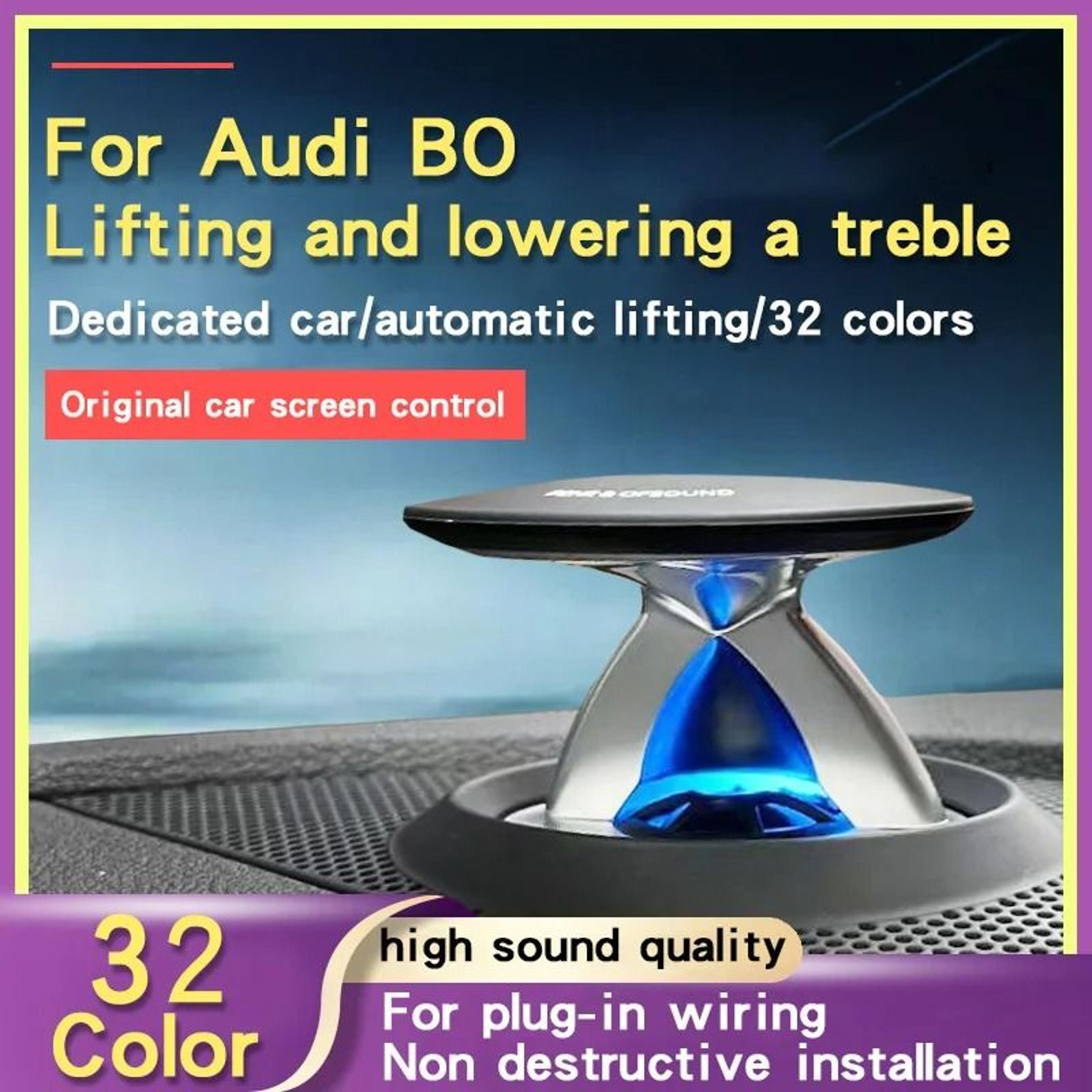 led lifting tweeter speaker with 32 color modes for audi