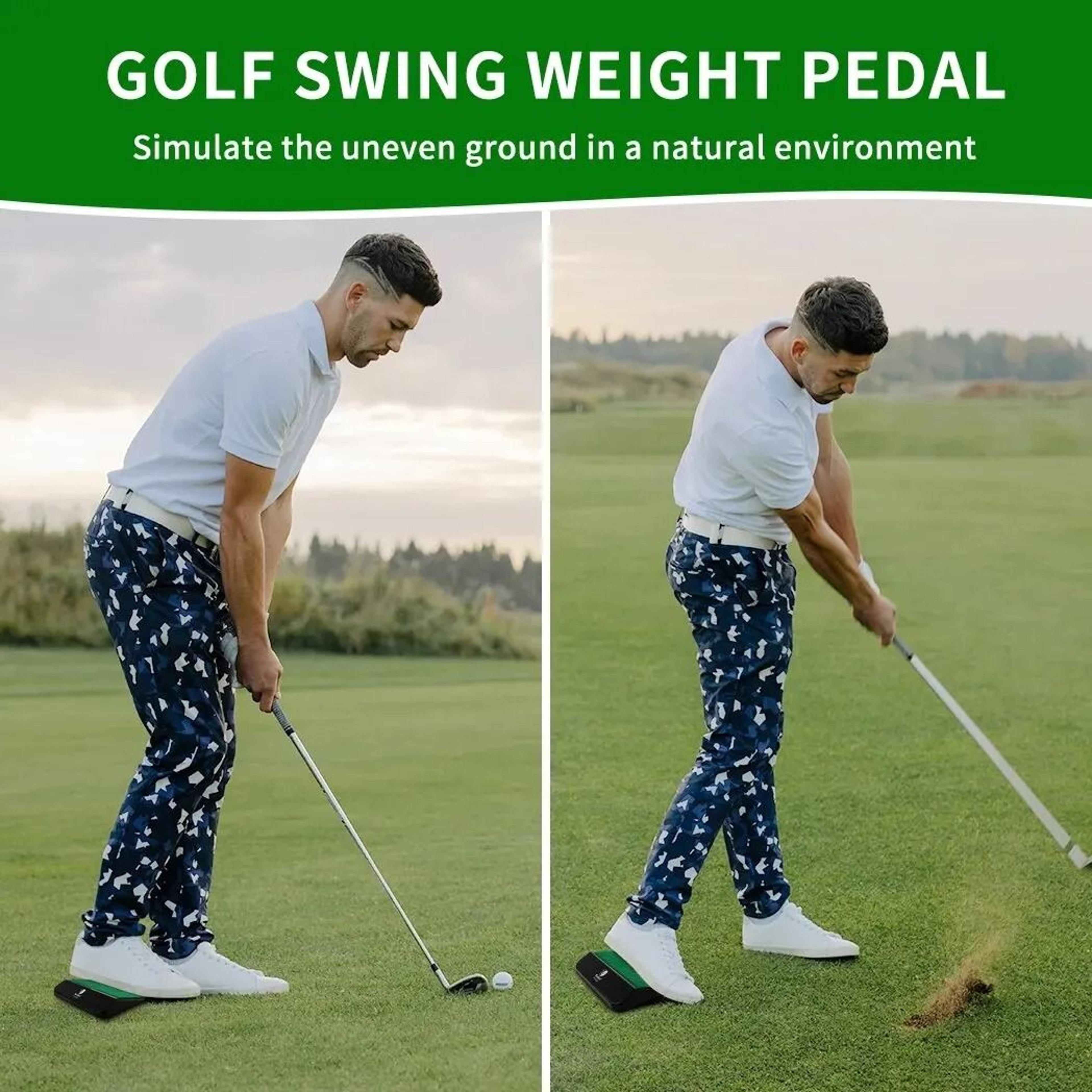 golf weight shift trainer for swing balance