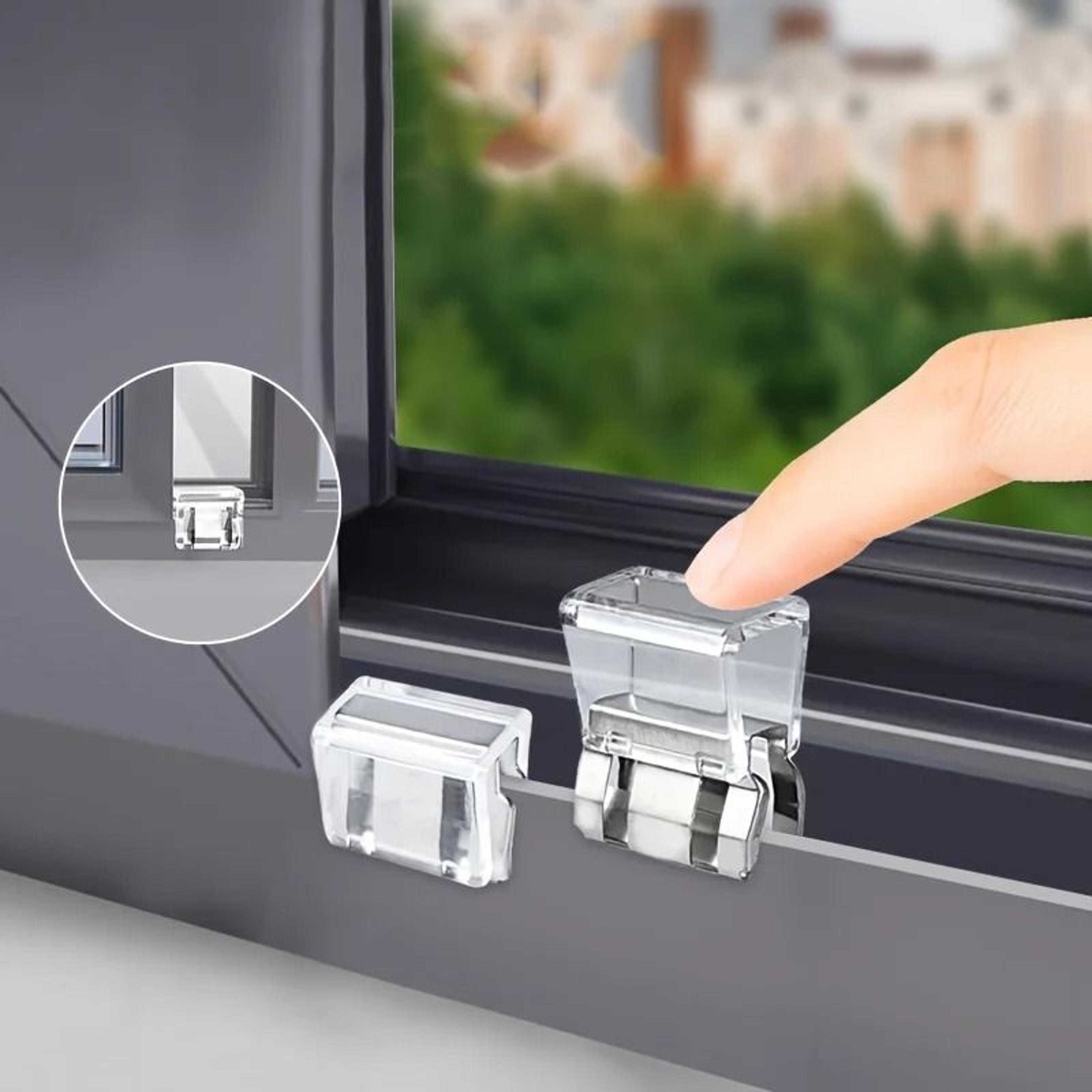 sliding window safety lock clips for home security and screen fixing