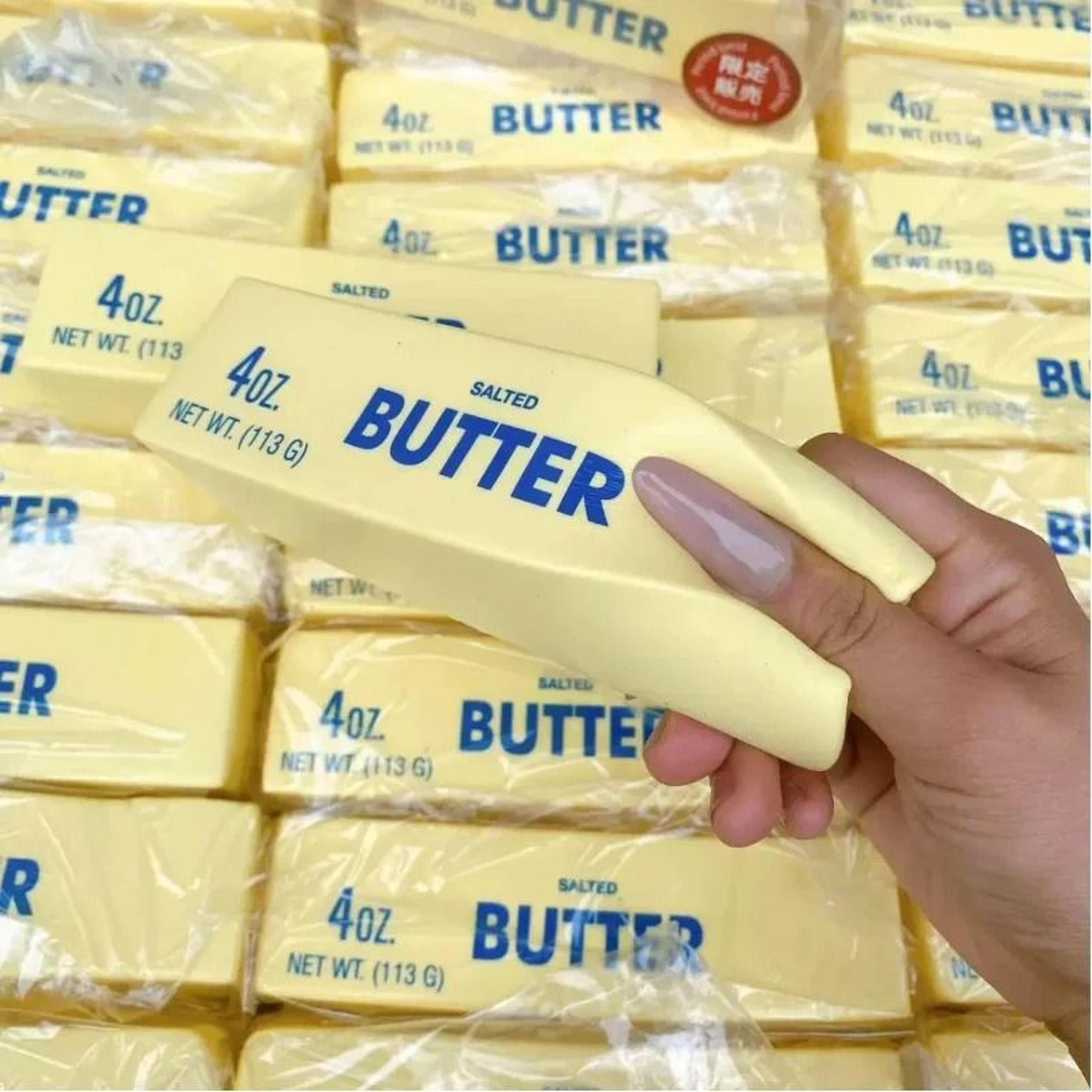 soft slow rebound butter stick squeeze fidget toy