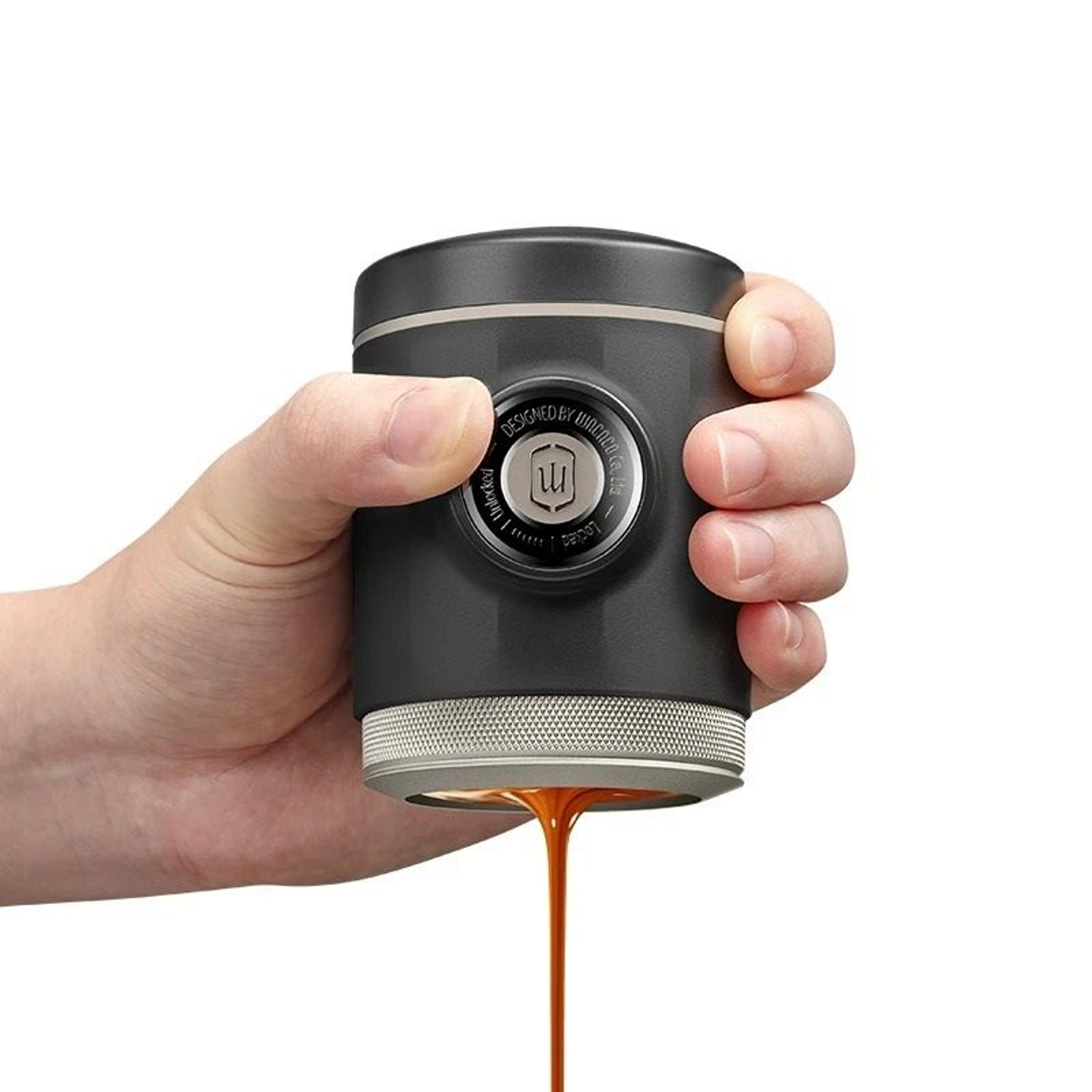 portable espresso maker 18 bar travel coffee machine