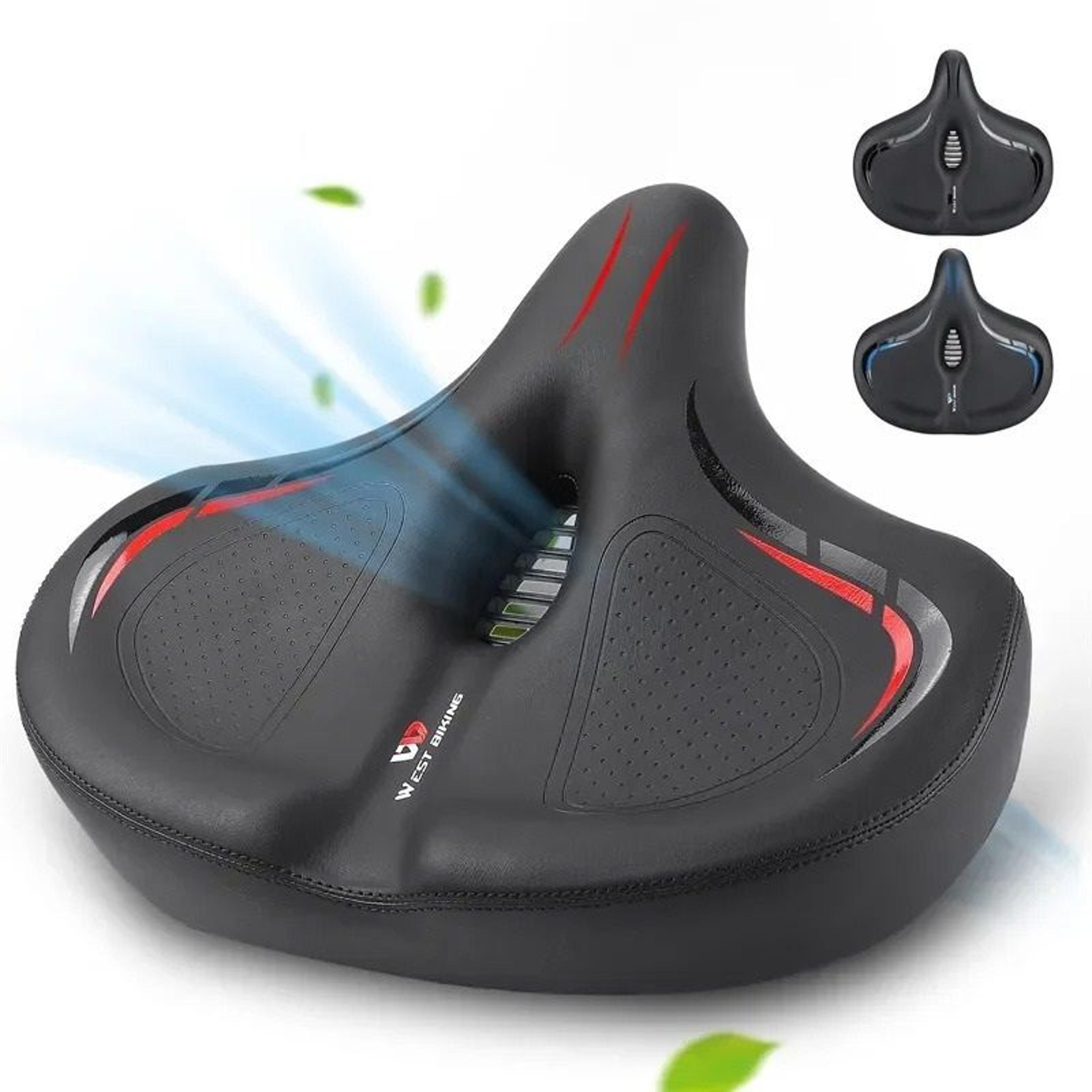 oversized comfort bike saddle wide sofa-style universal seat