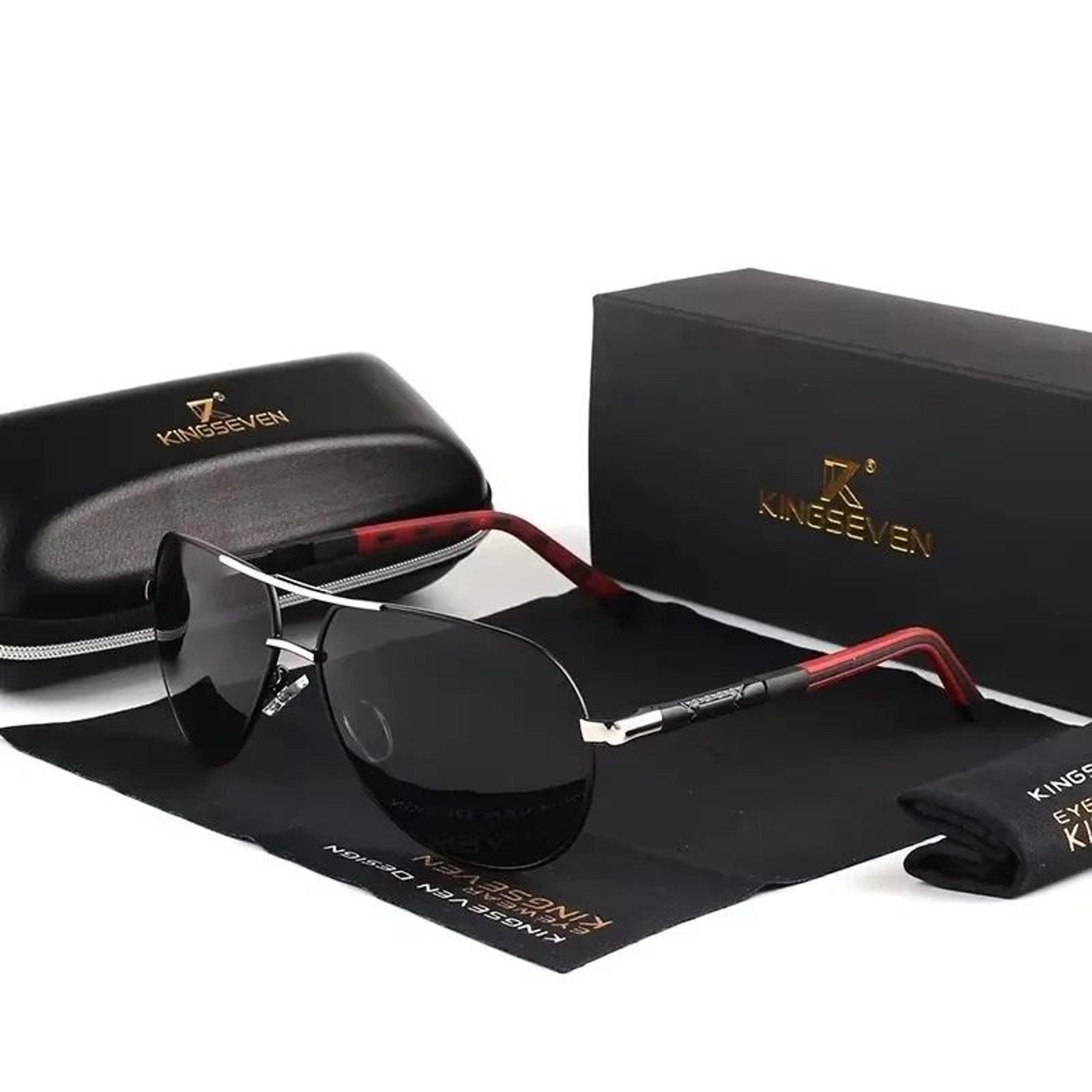 luxury retro aluminum frame sunglasses