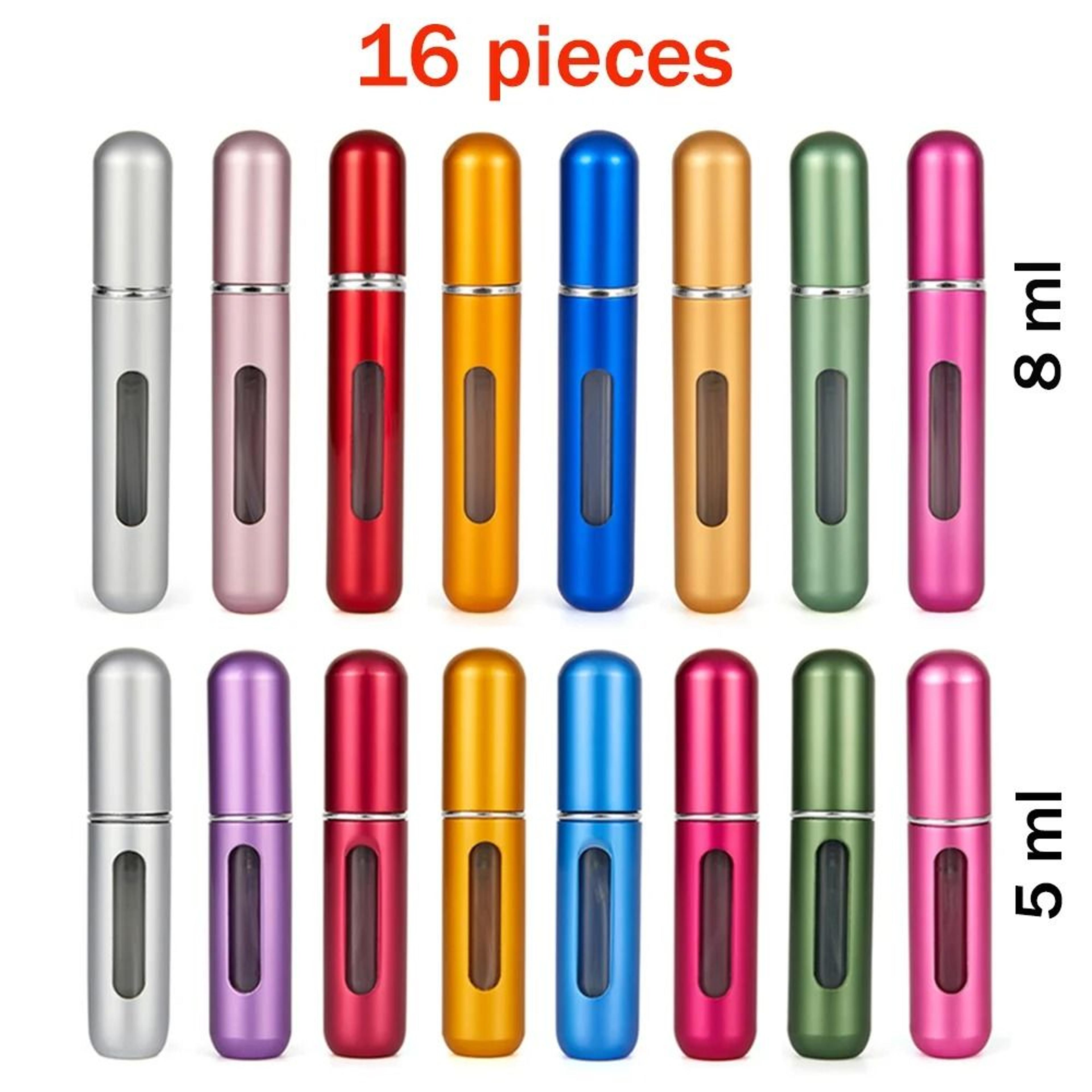 refillable perfume bottle set with spray pump