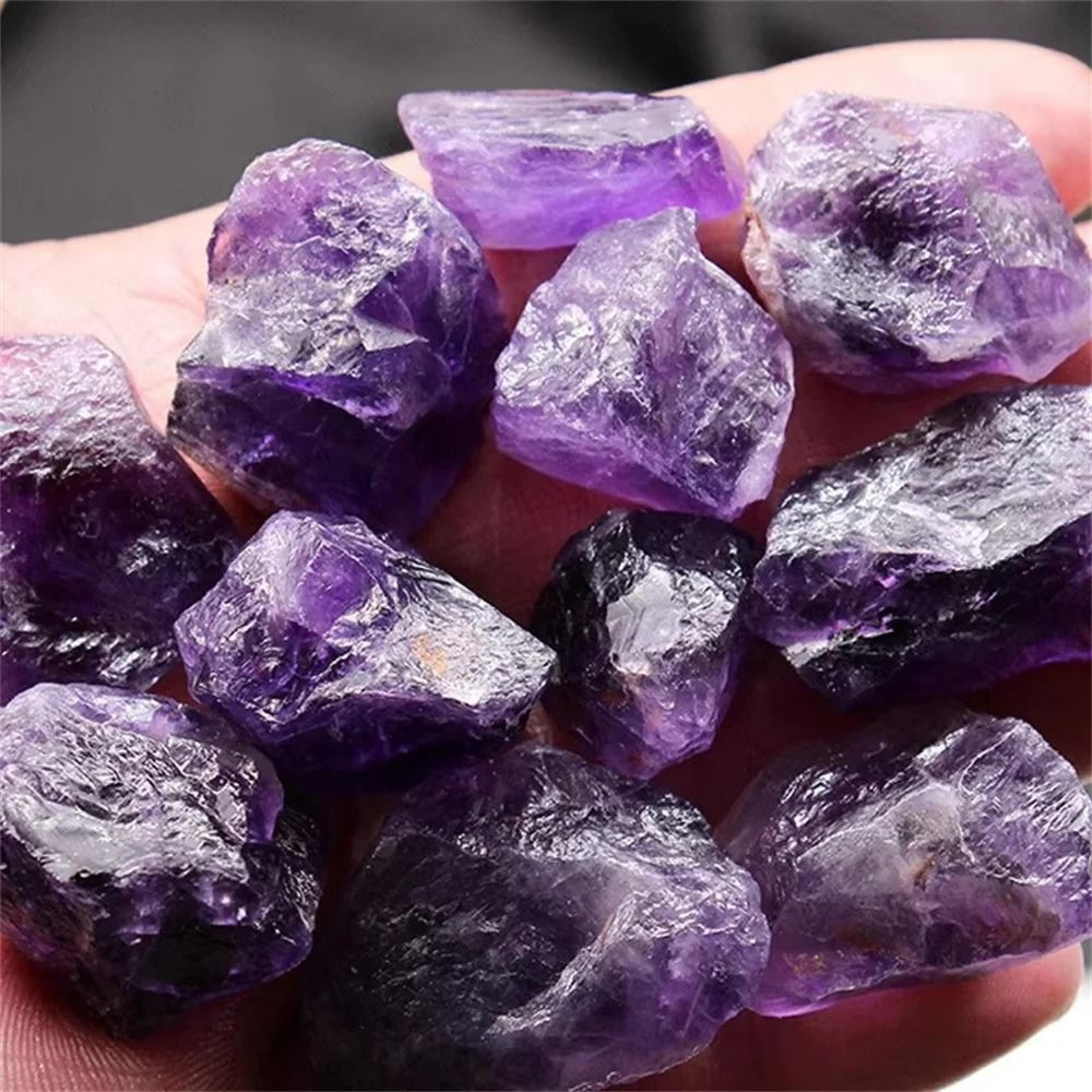 natural amethyst raw healing crystal gemstone