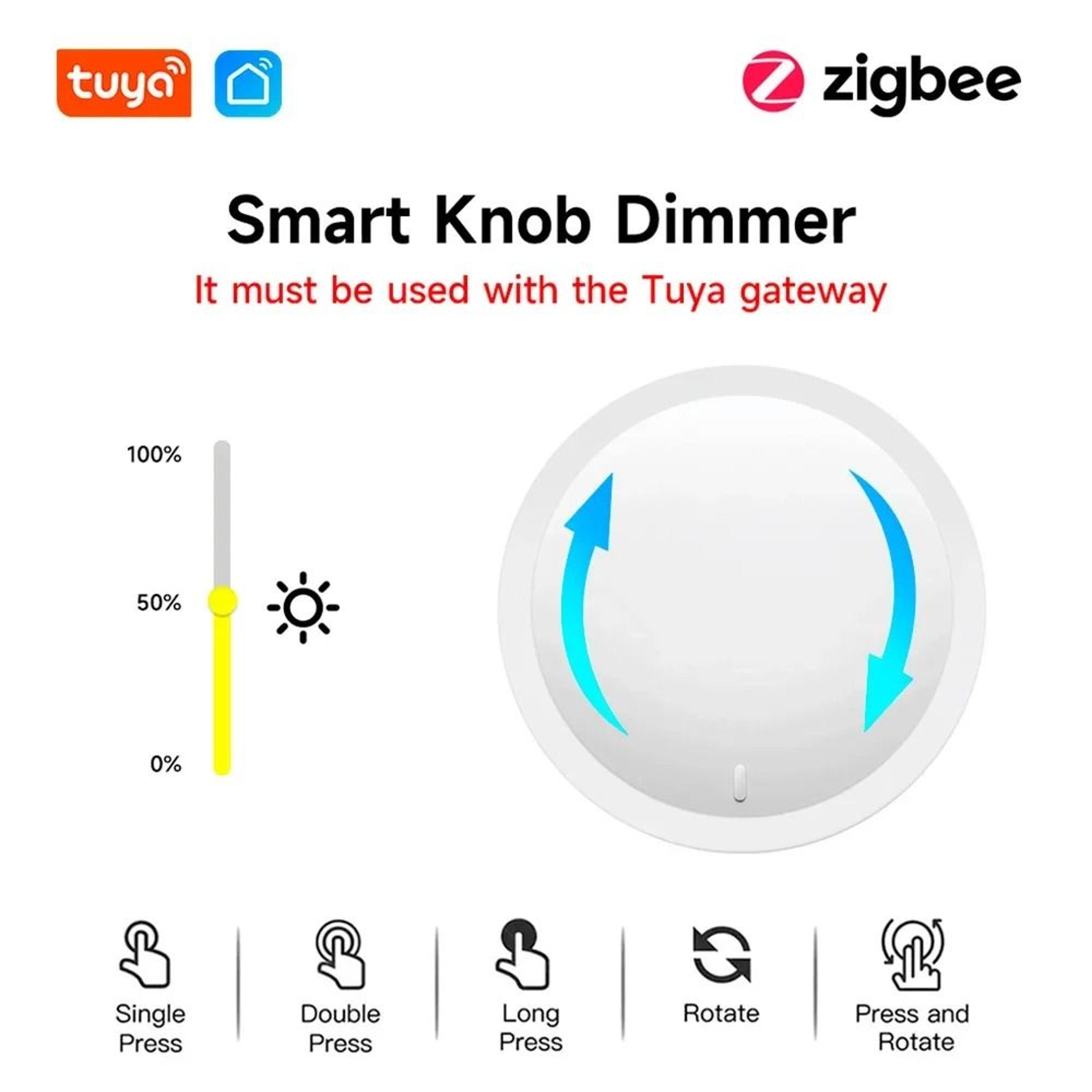 zigbee smart knob switch for home automation