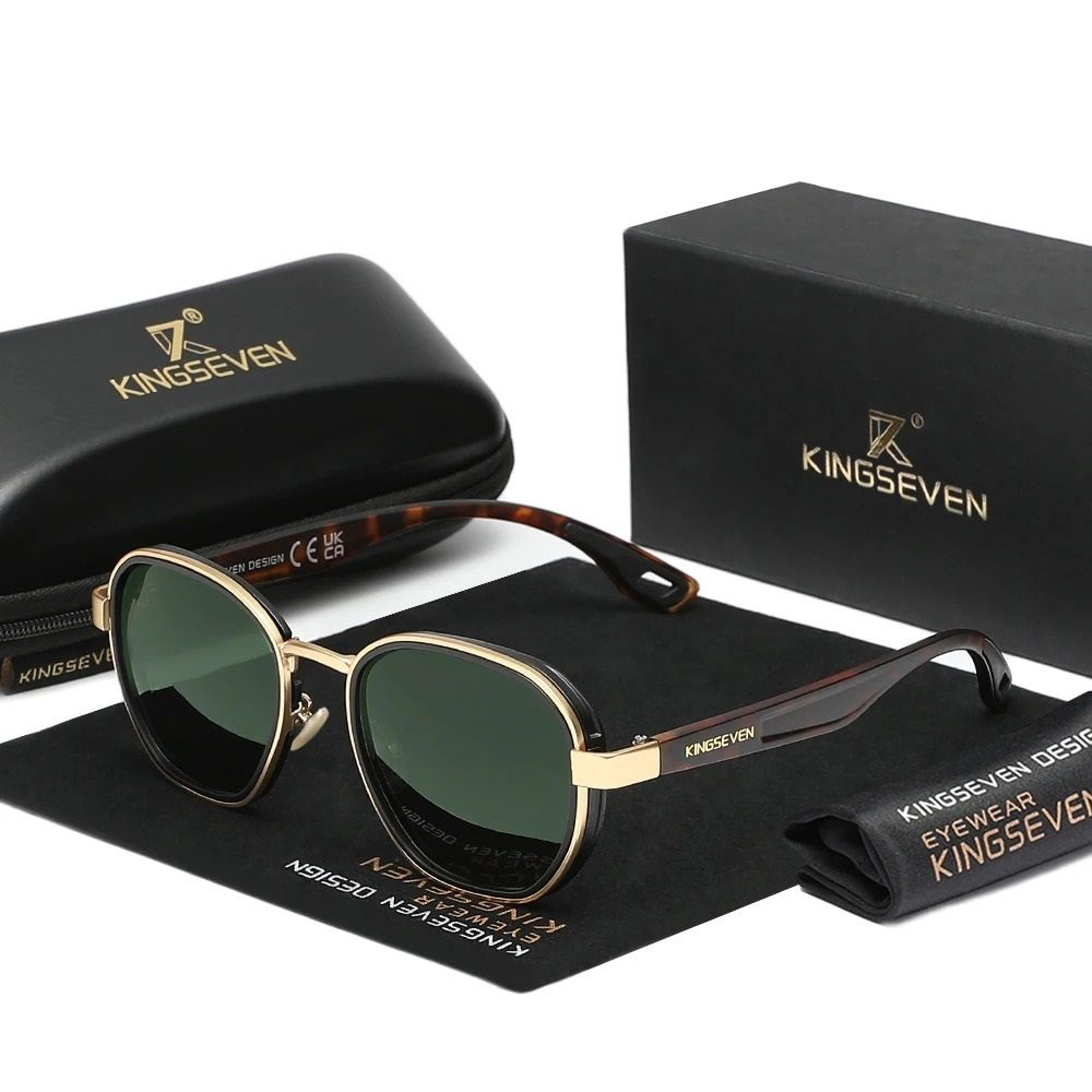 polarized round sunglasses with uv400 protection