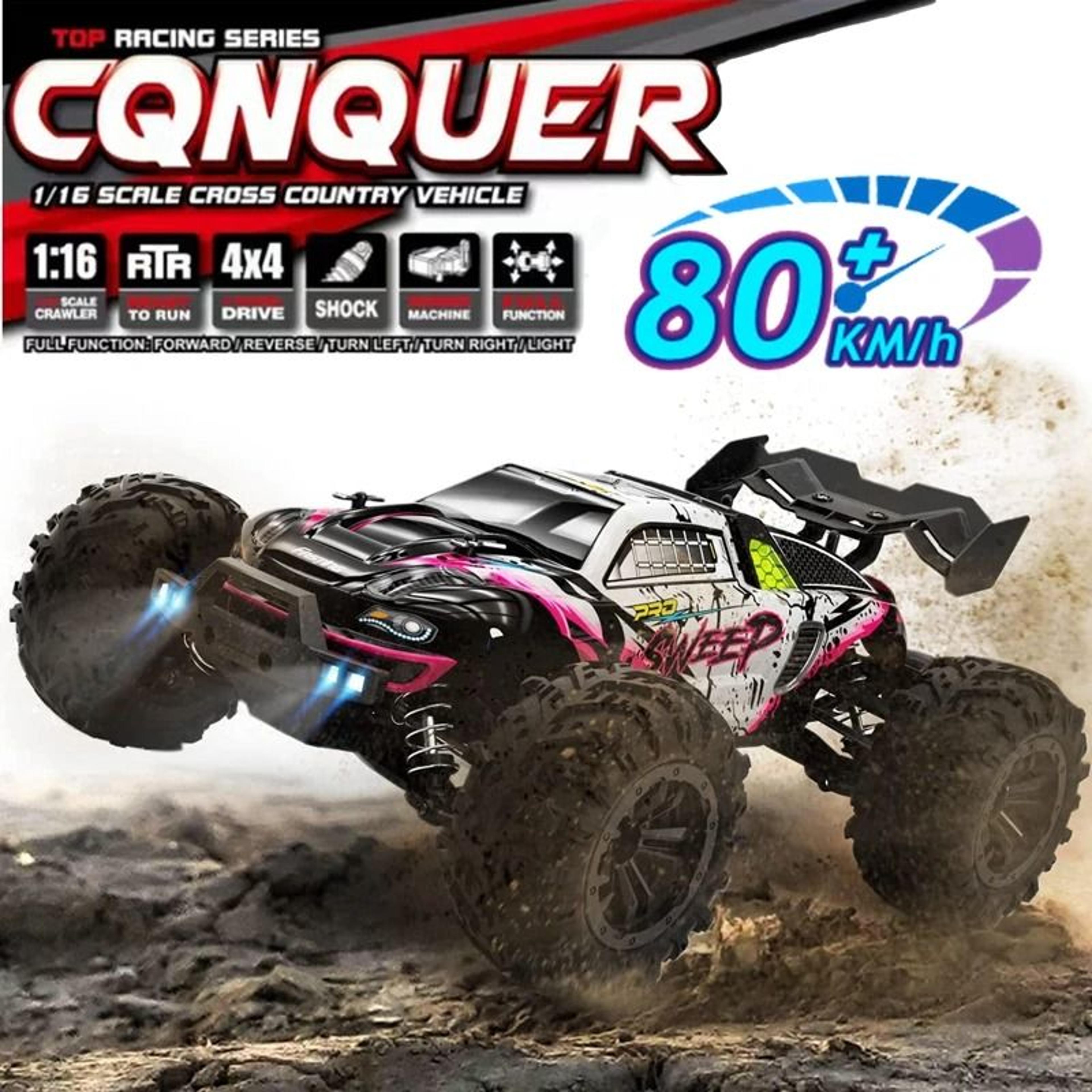high speed 4wd remote control off road racing truck for kids and adults