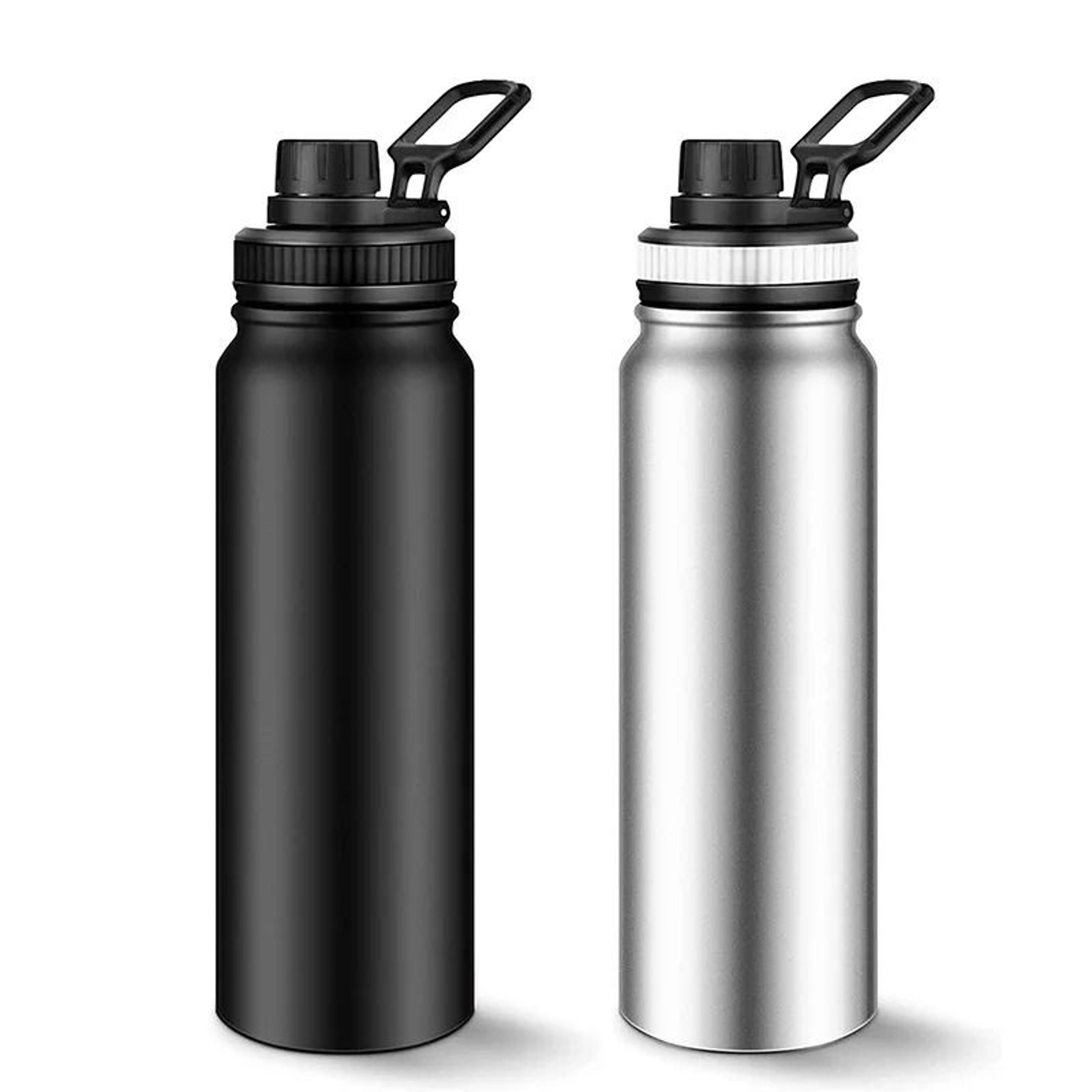 insulated stainless steel sports water bottle with large capacity and vacuum seal