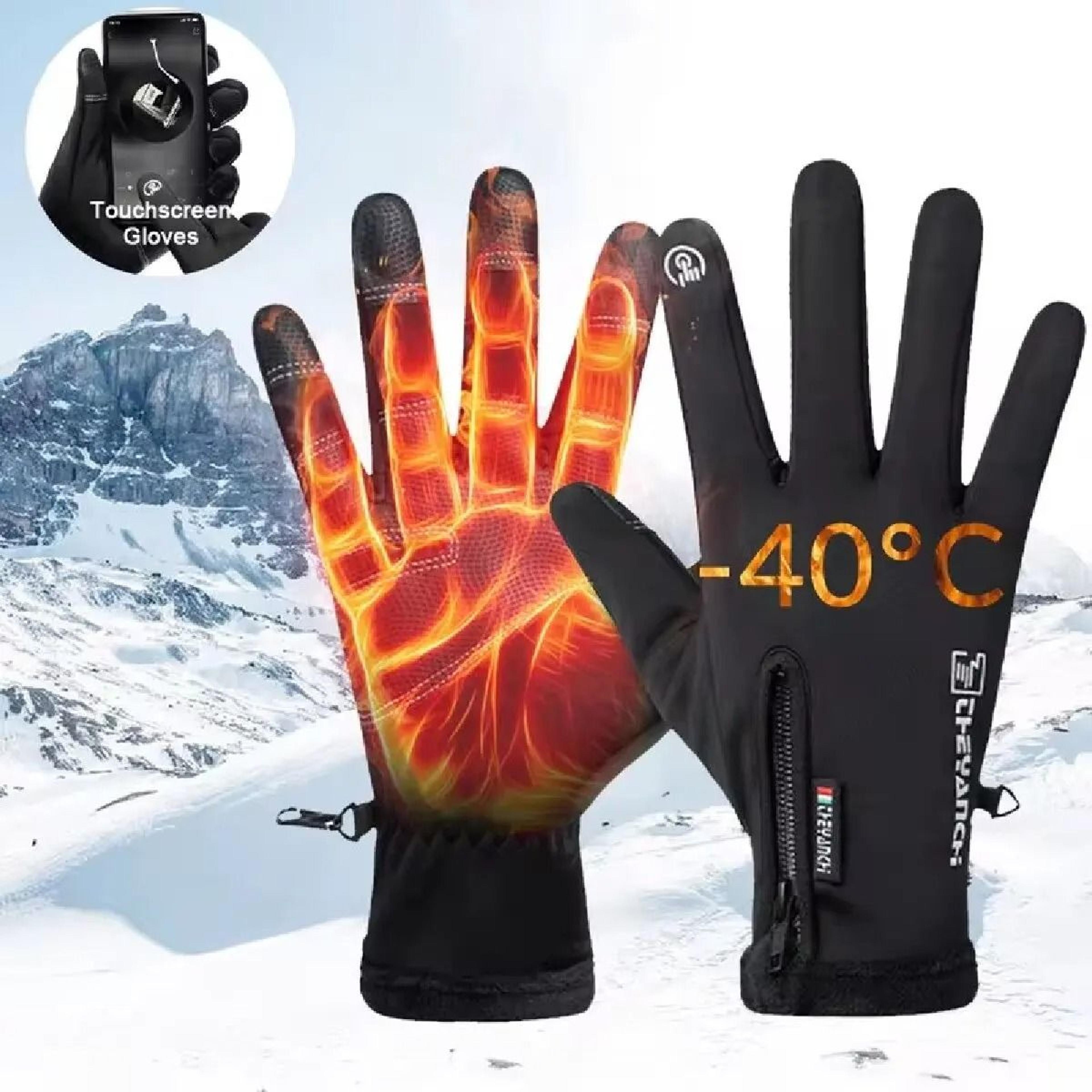 waterproof thermal touchscreen winter gloves for cold weather sports