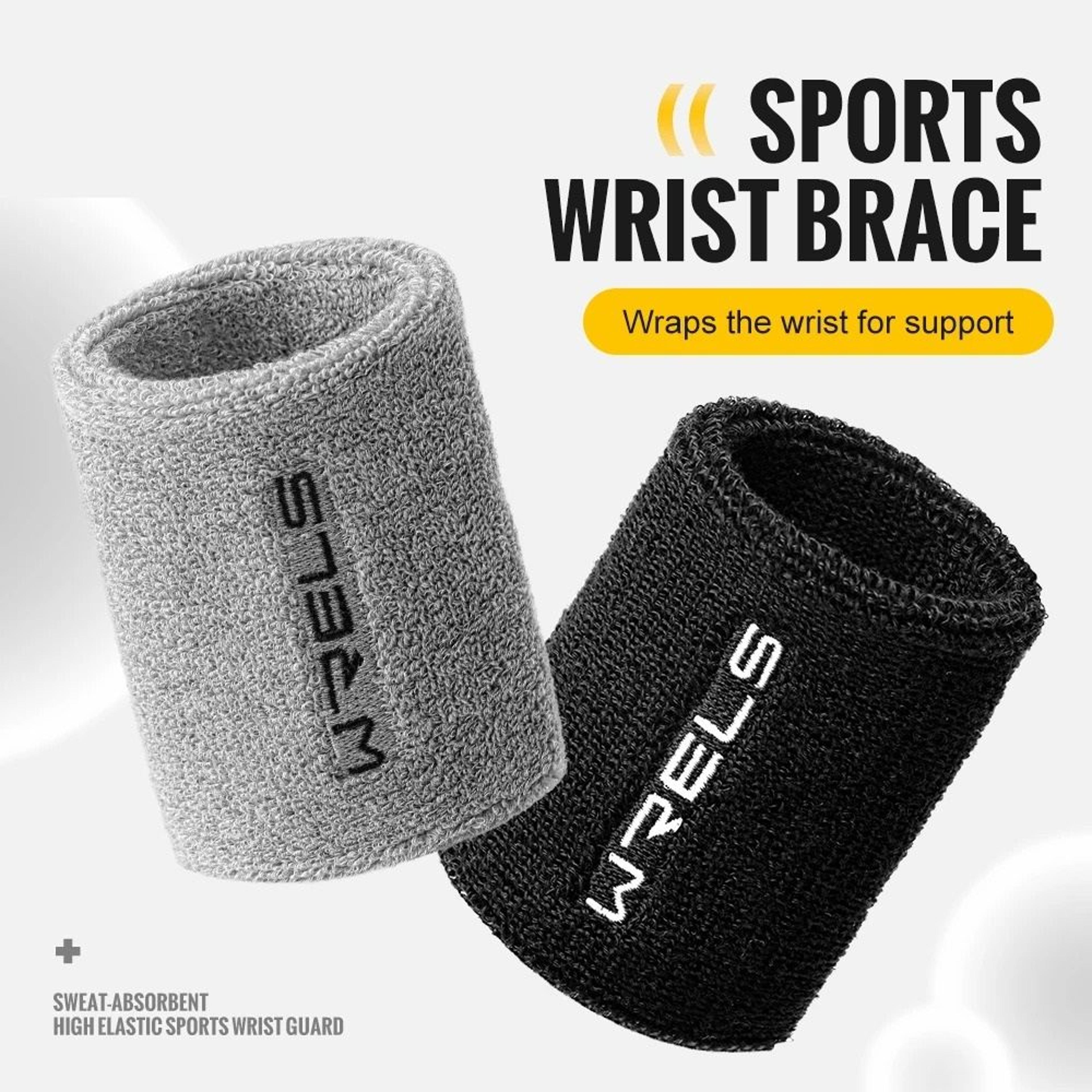 absorbent stretchable wristbands for fitness and sports