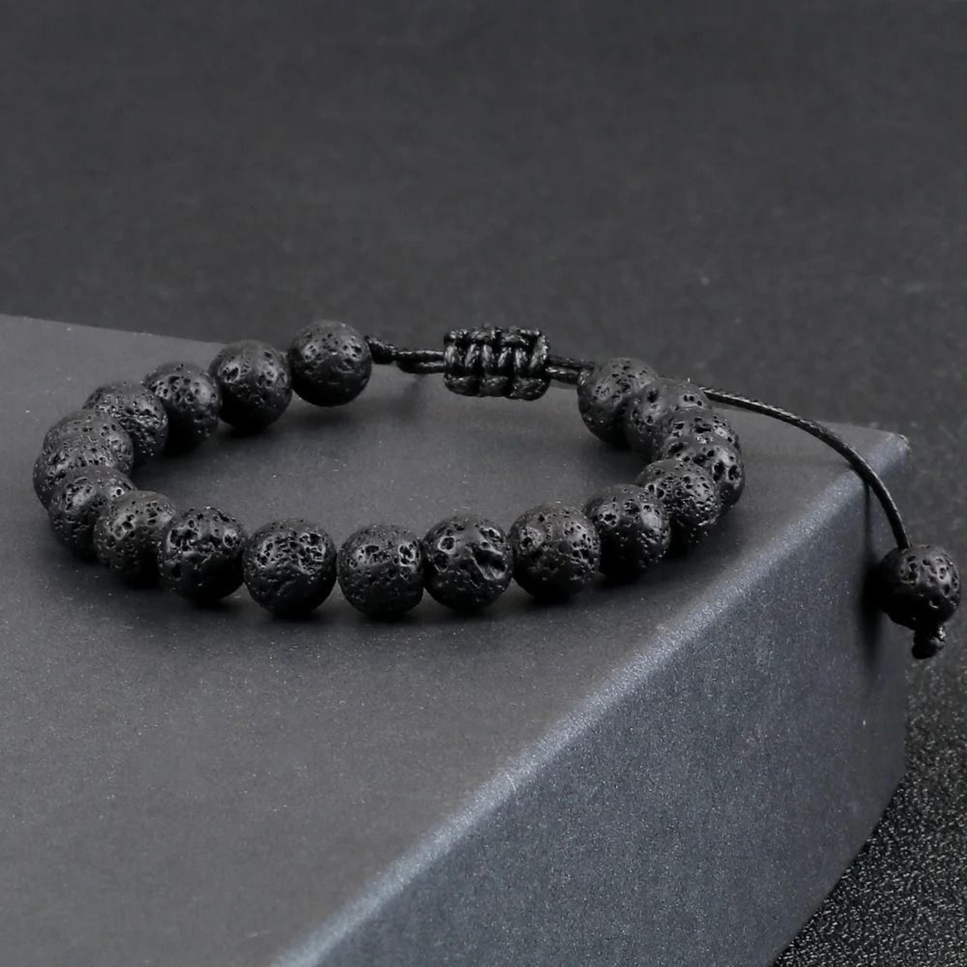adjustable tiger eye stone bracelet for men and women