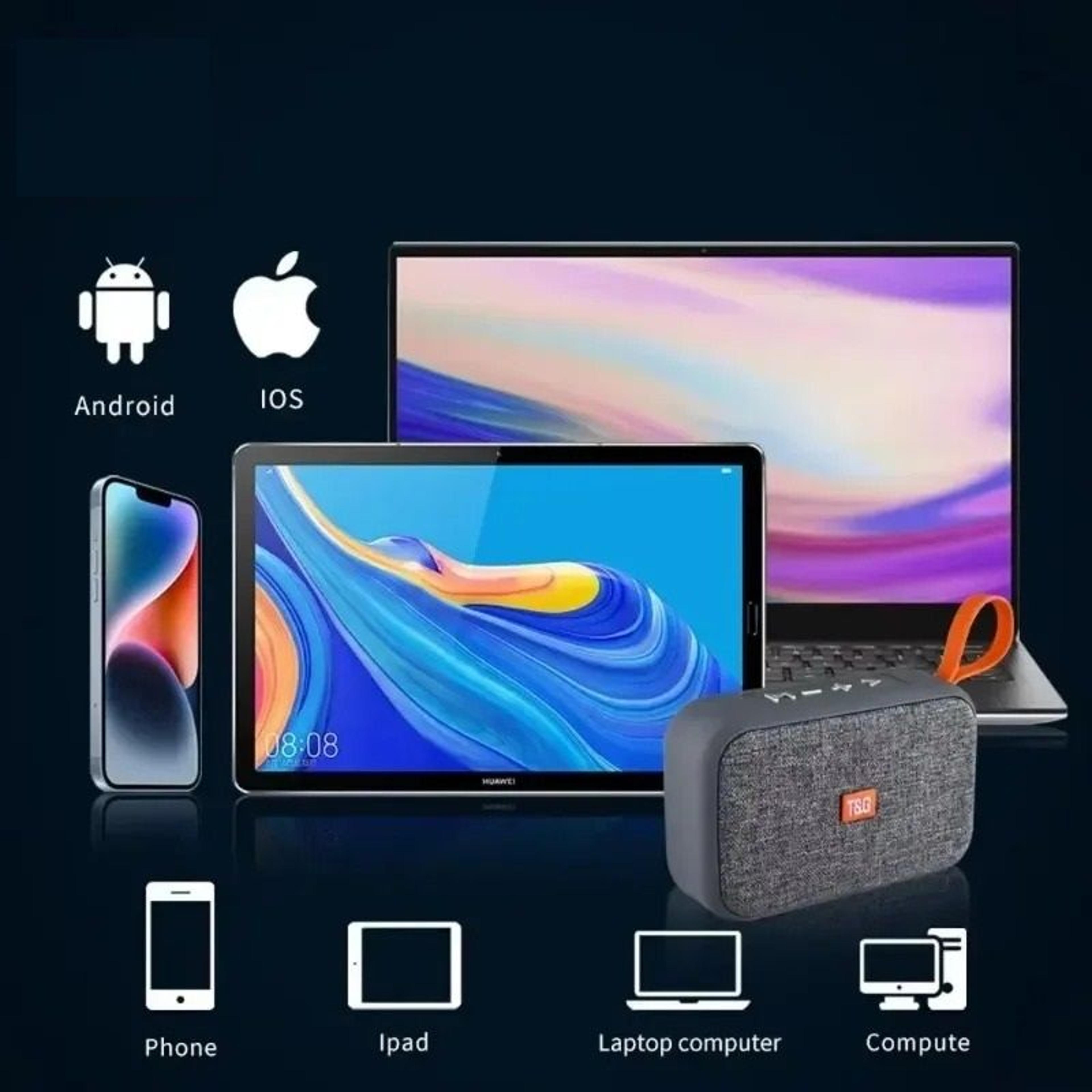 portable wireless bluetooth speaker with fm radio