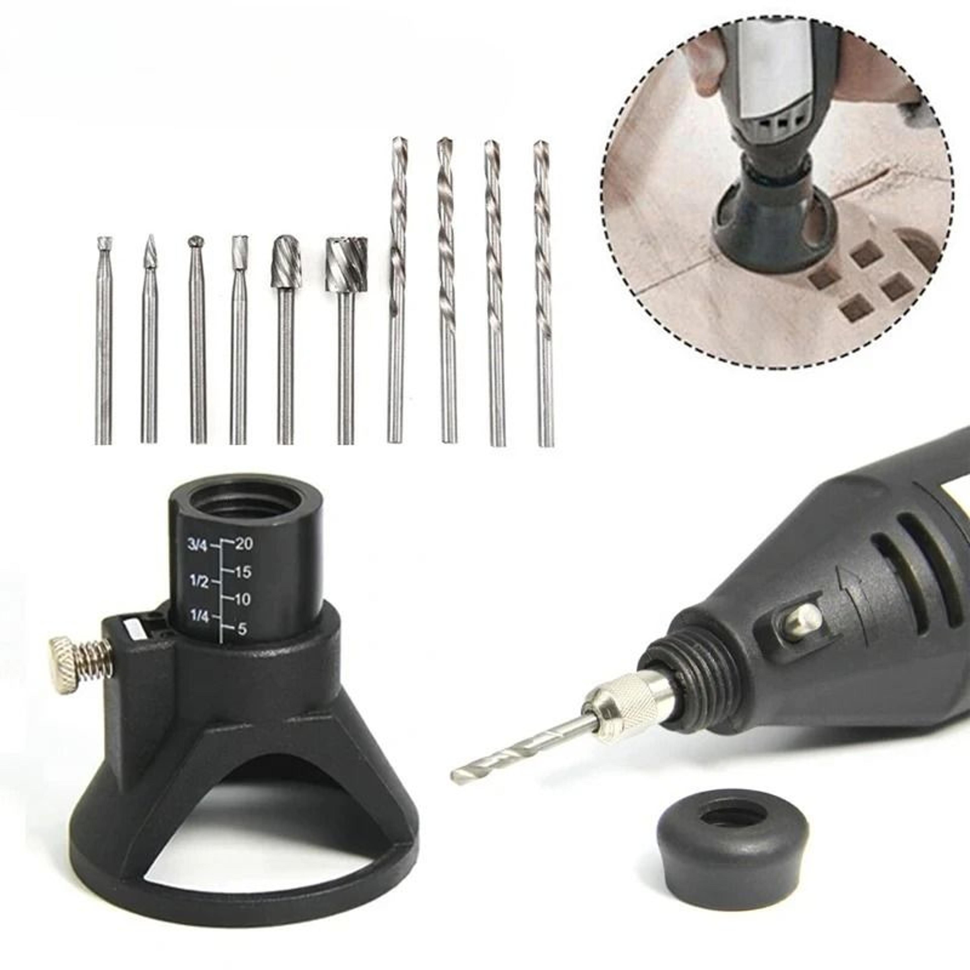 rotary router milling and carving tool kit for woodworking