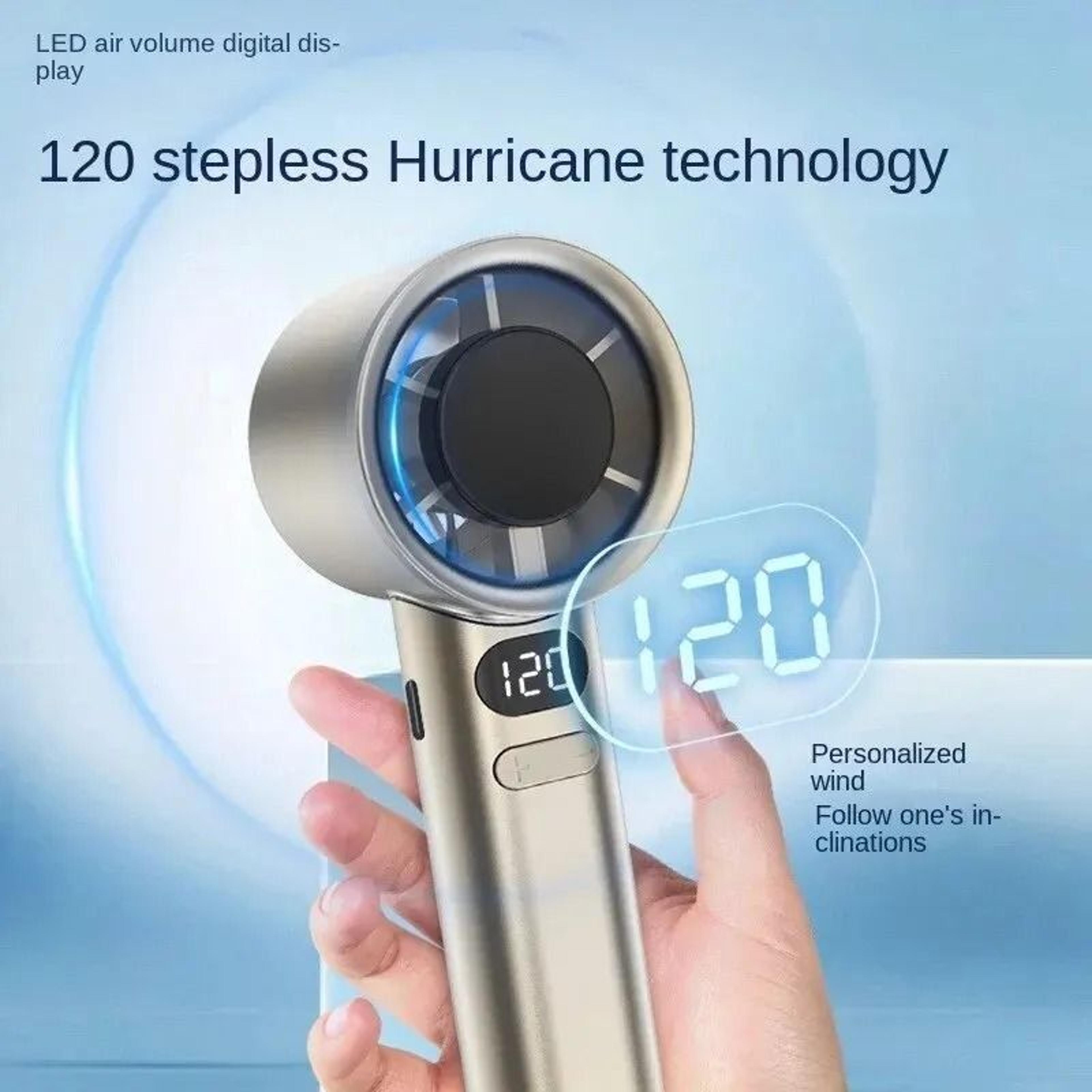 portable bladeless handheld fan