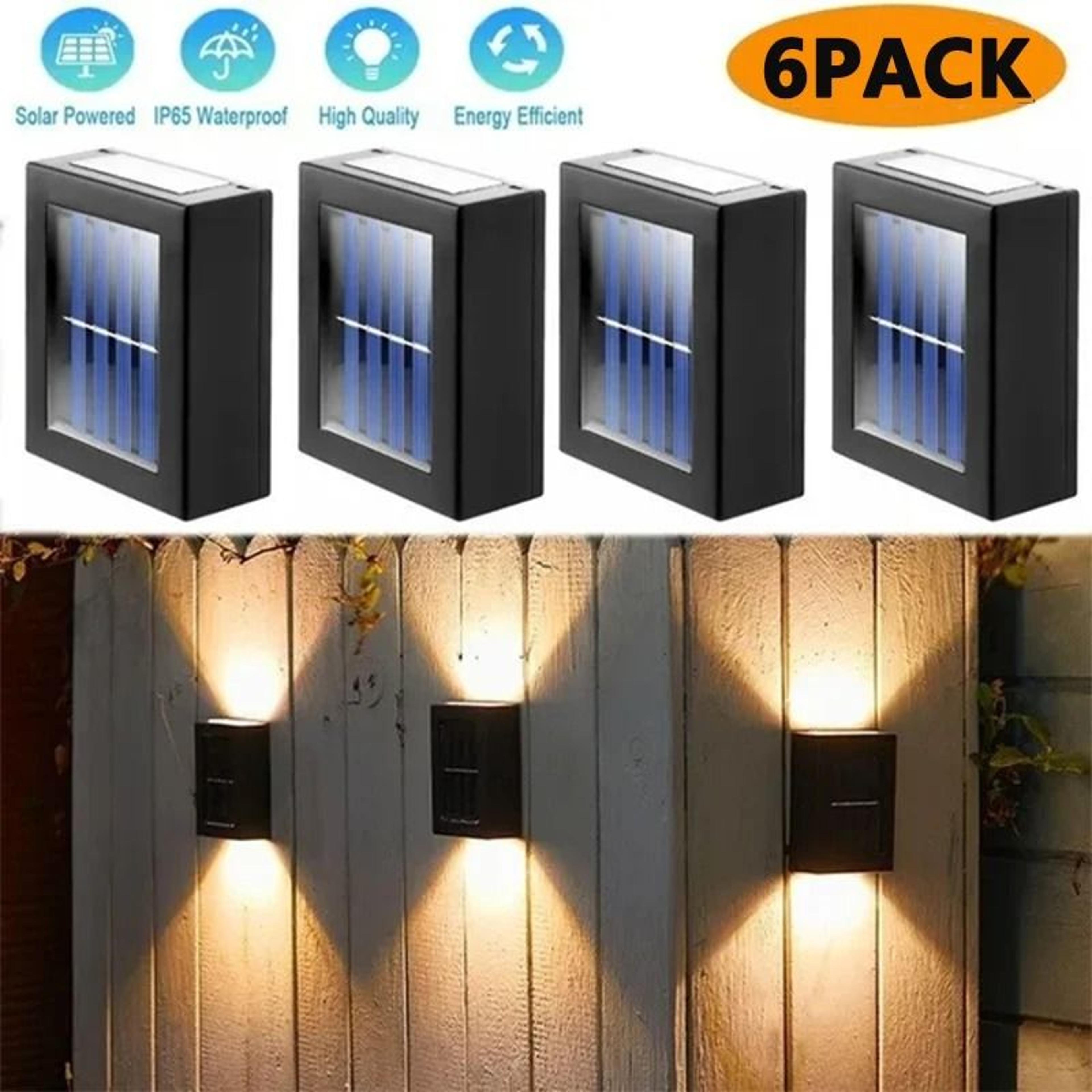 solar up and down outdoor wall light