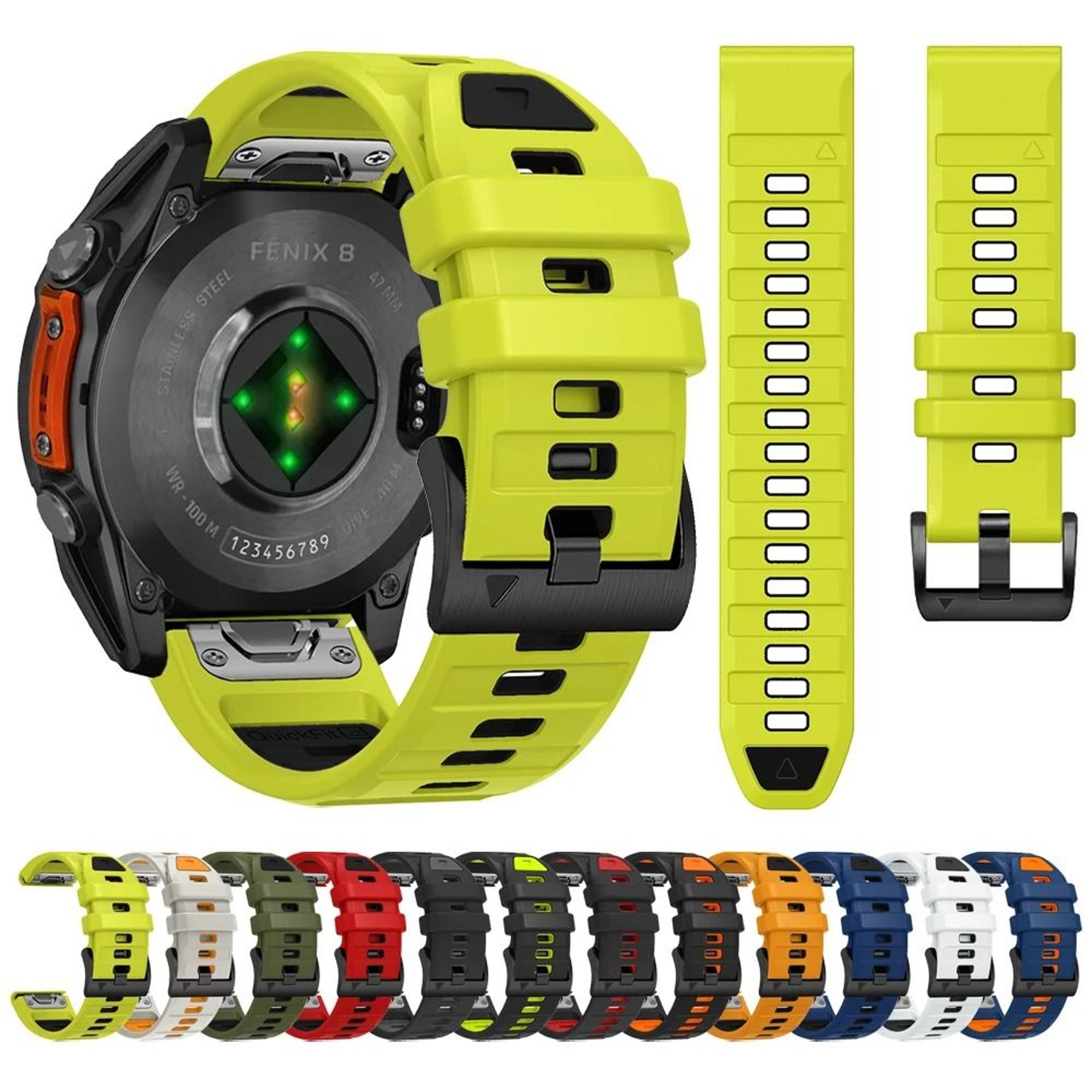 soft silicone quick fit smartwatch band