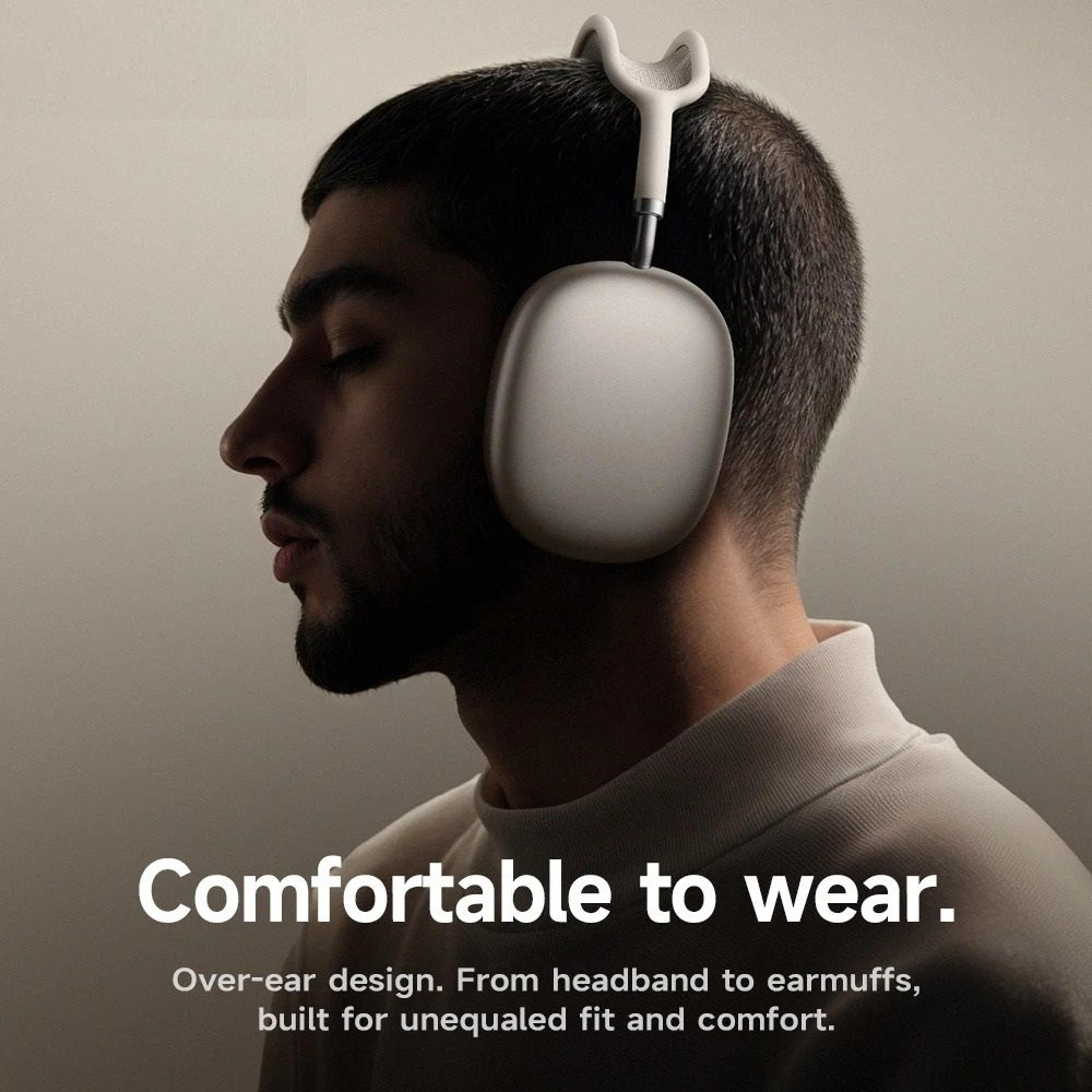wireless over-ear bluetooth headphones (with mic)