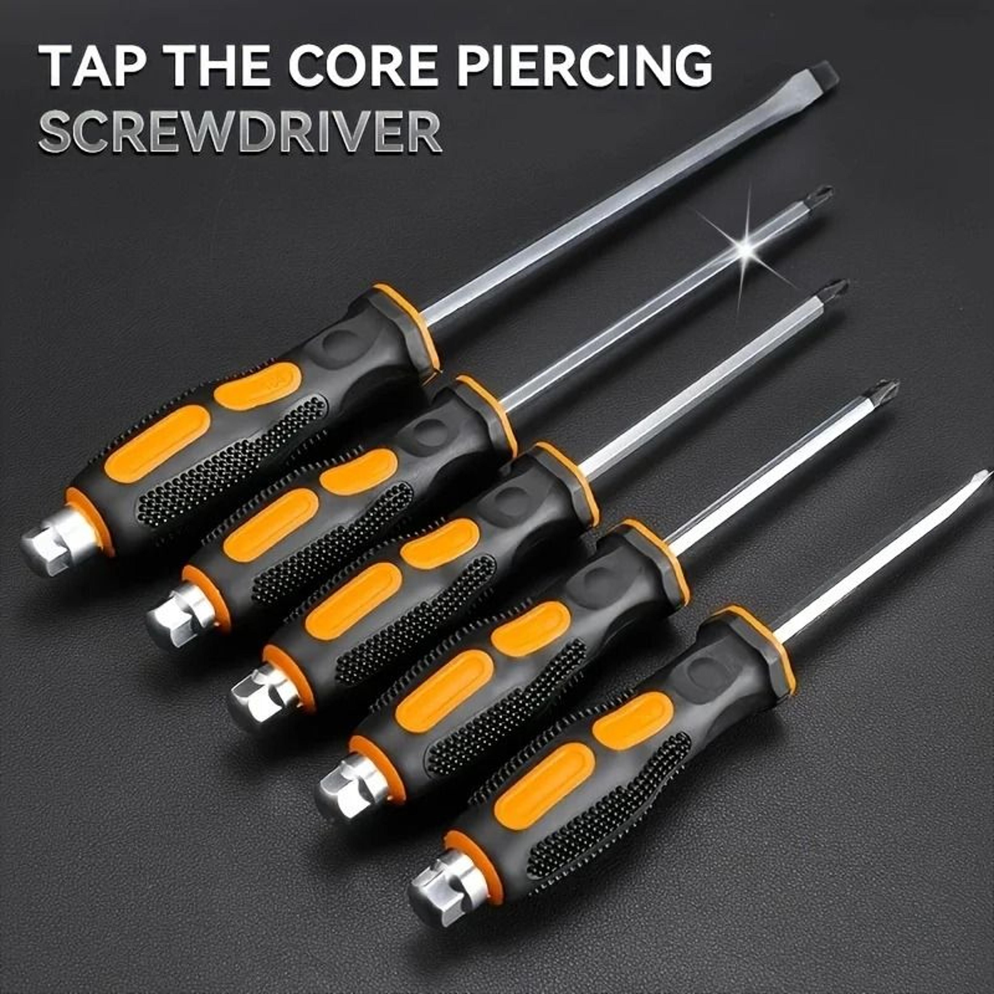 hammer screwdriver set with anti slip magnetic tip