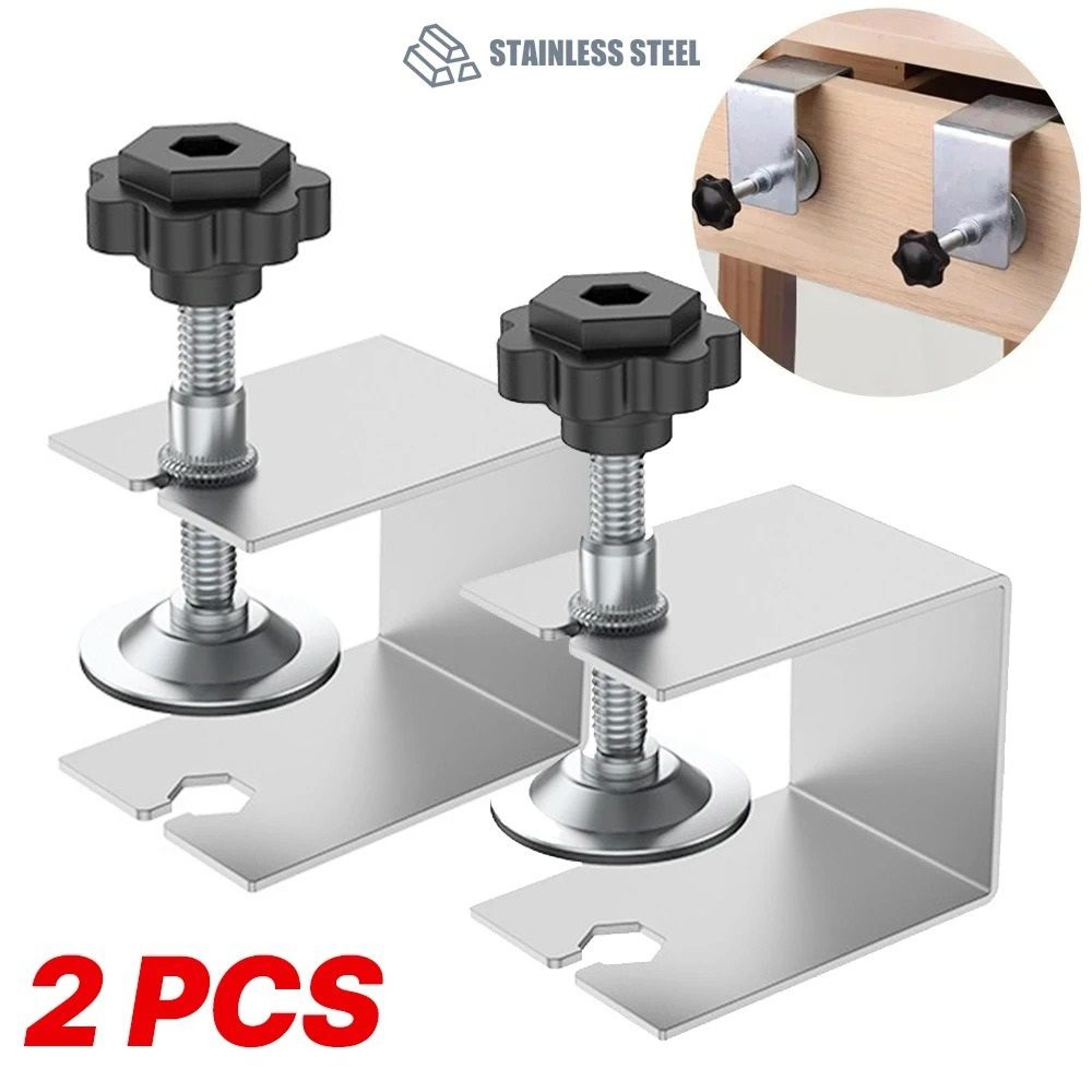 drawer front installation clamps 2 piece set