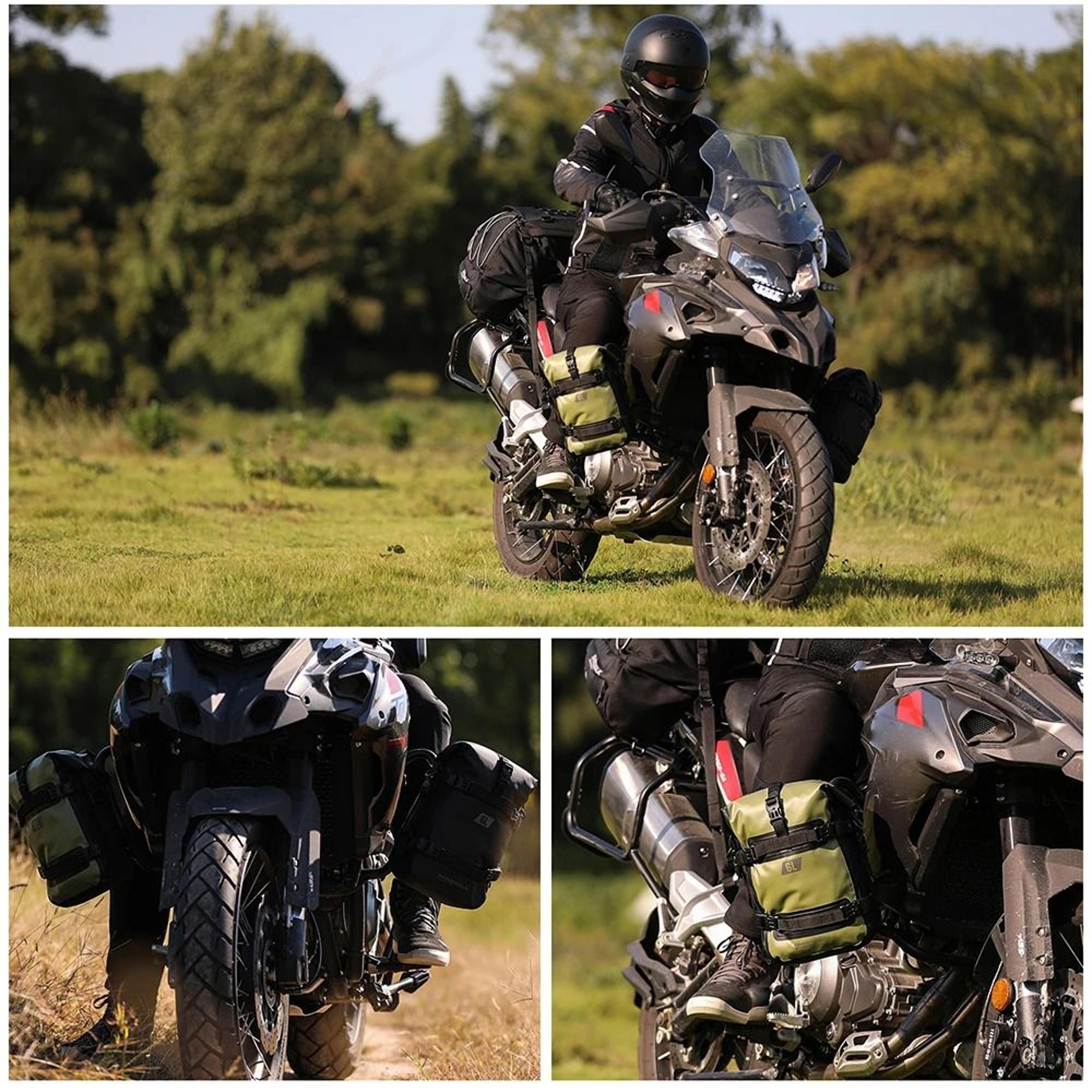 motorcycle waterproof crash bar bag 6l