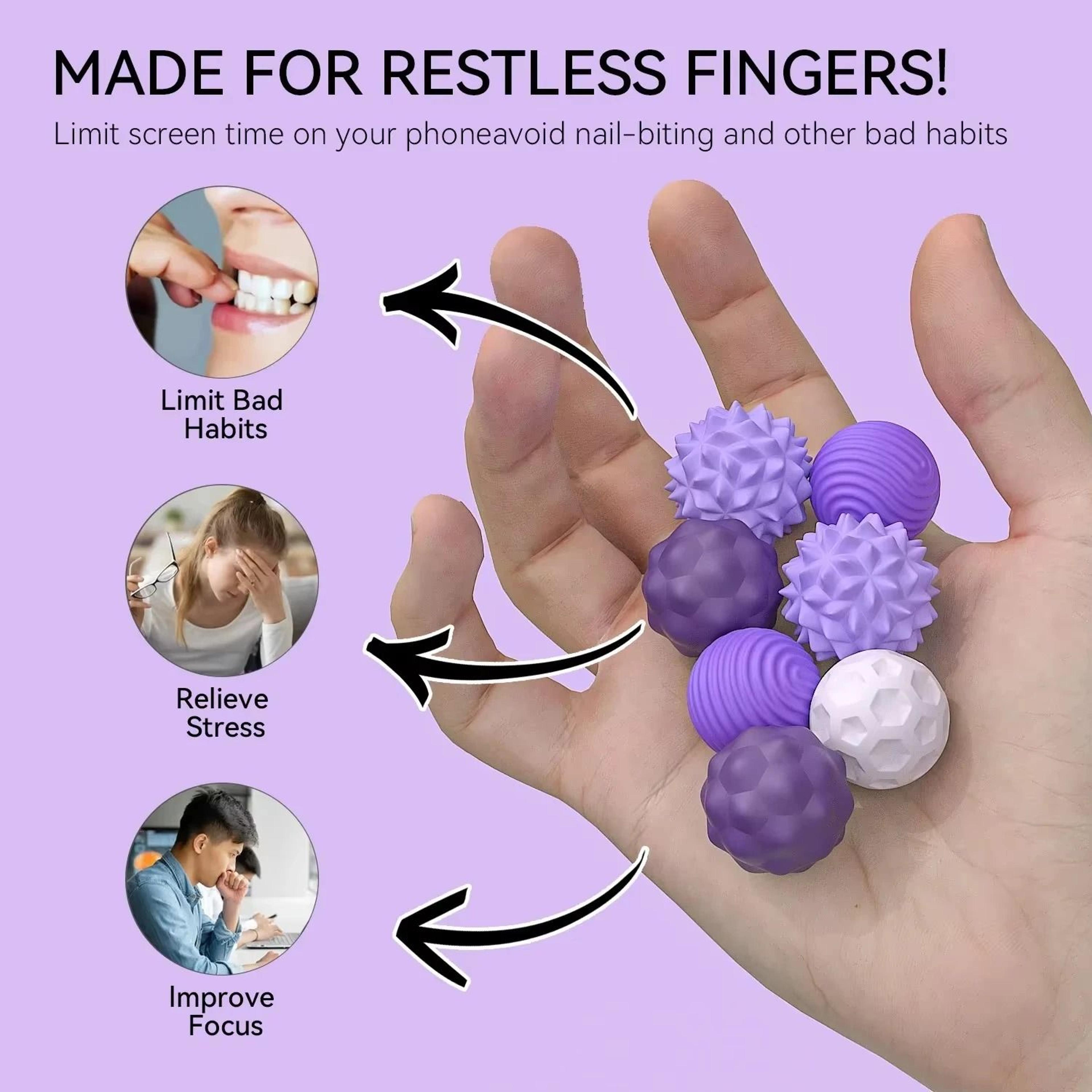 magnetic silicone sensory fidget balls for stress relief