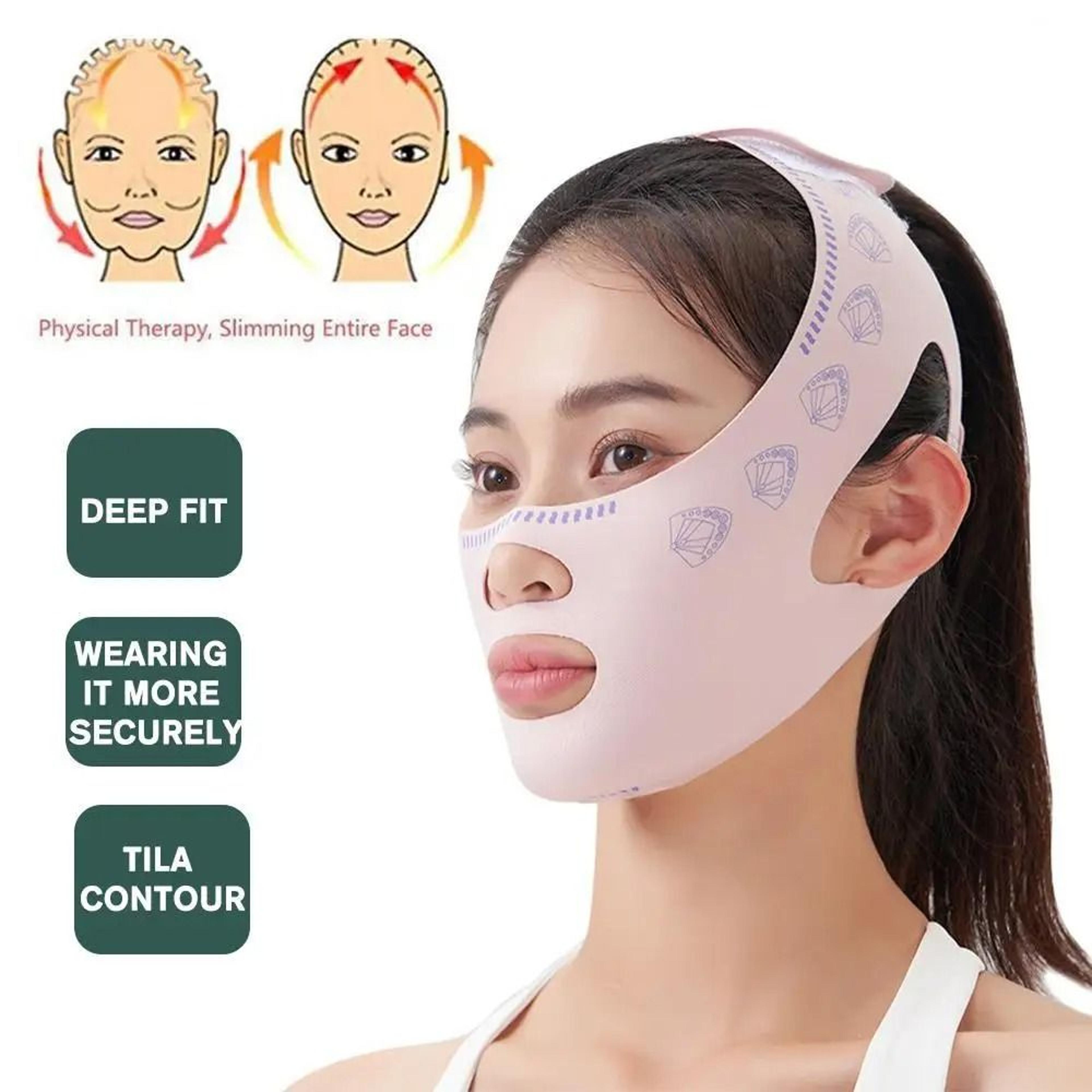 v line face lifting and slimming band for firming and wrinkle reduction