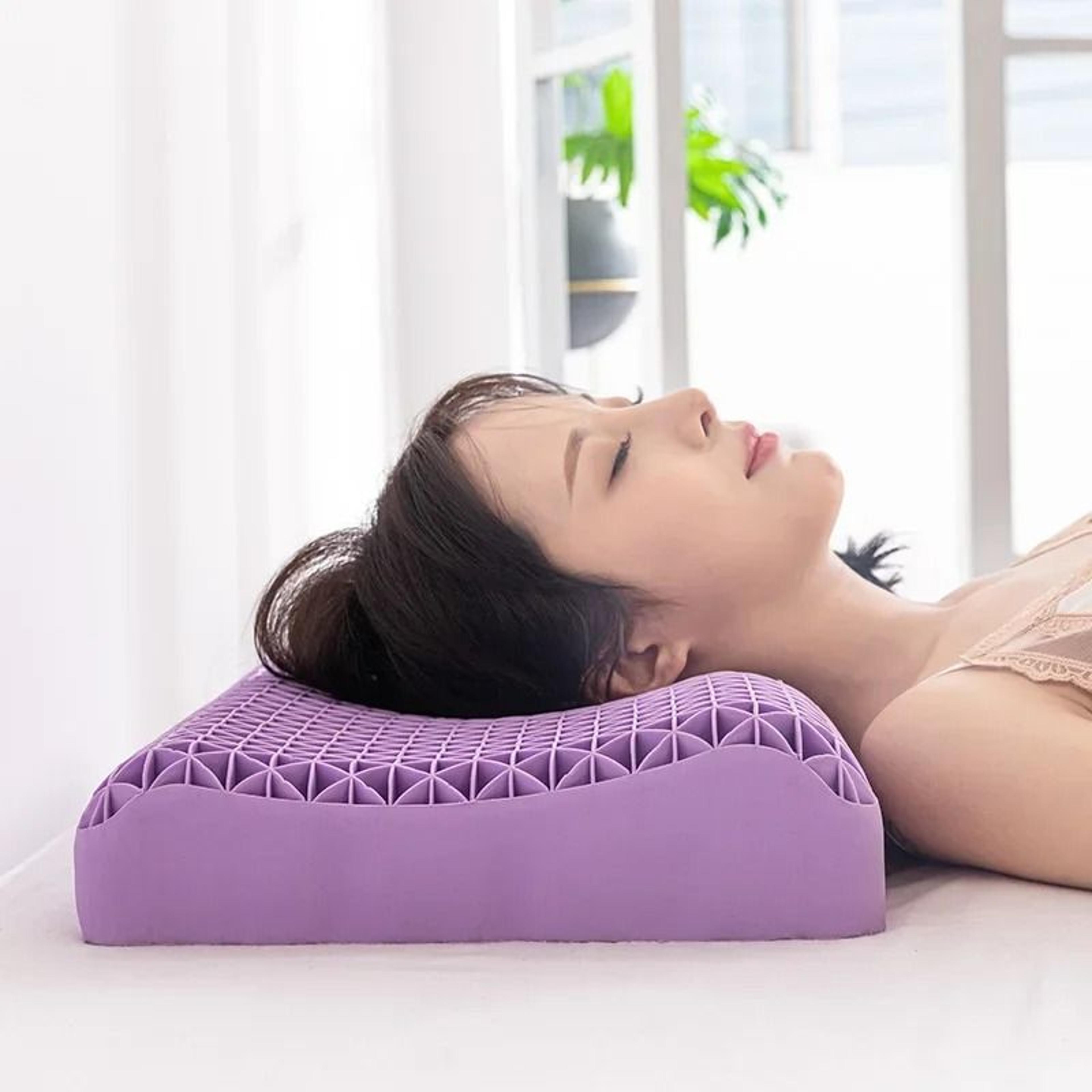orthopedic tpe memory pillow for neck and shoulder pain relief
