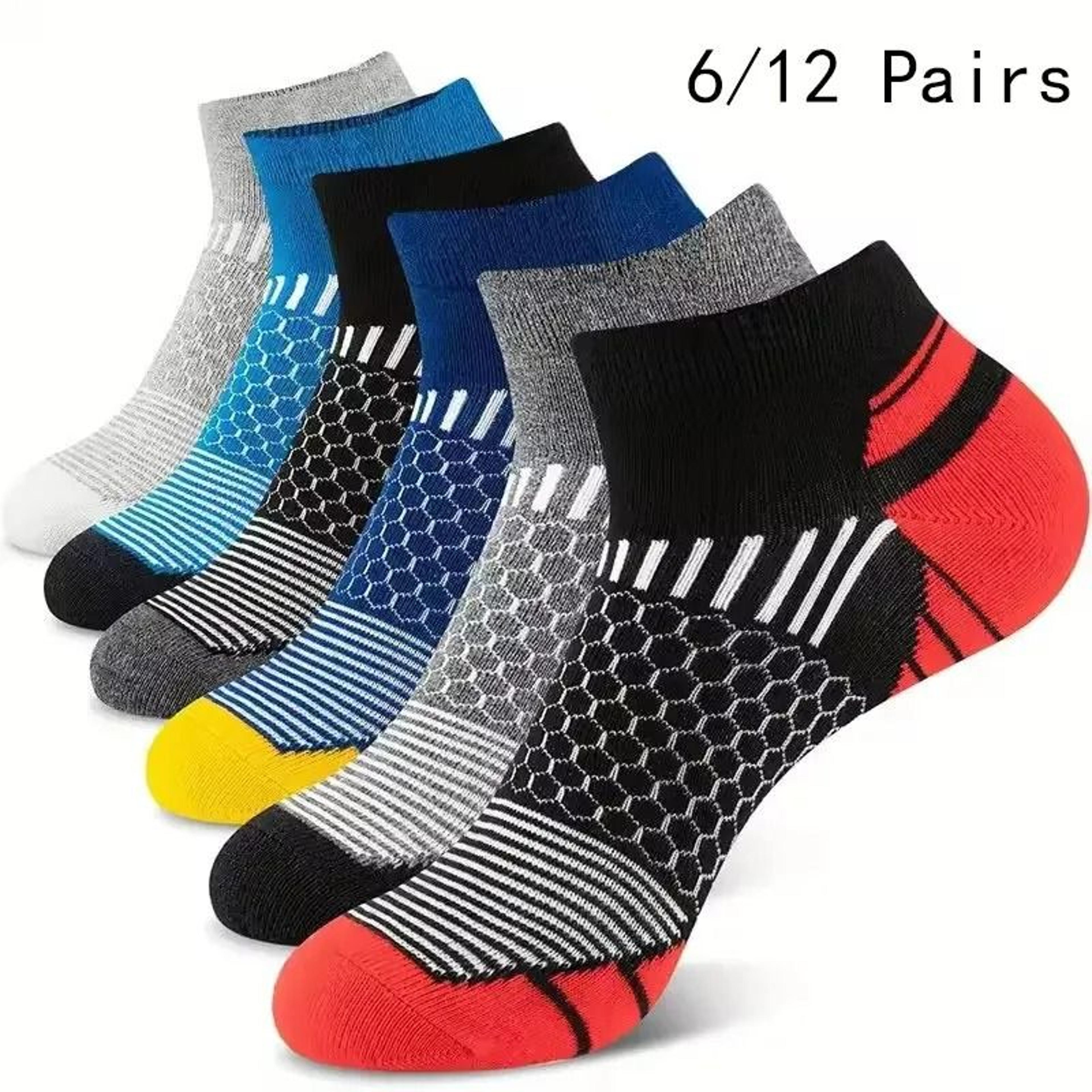colorful classic low cut socks for men