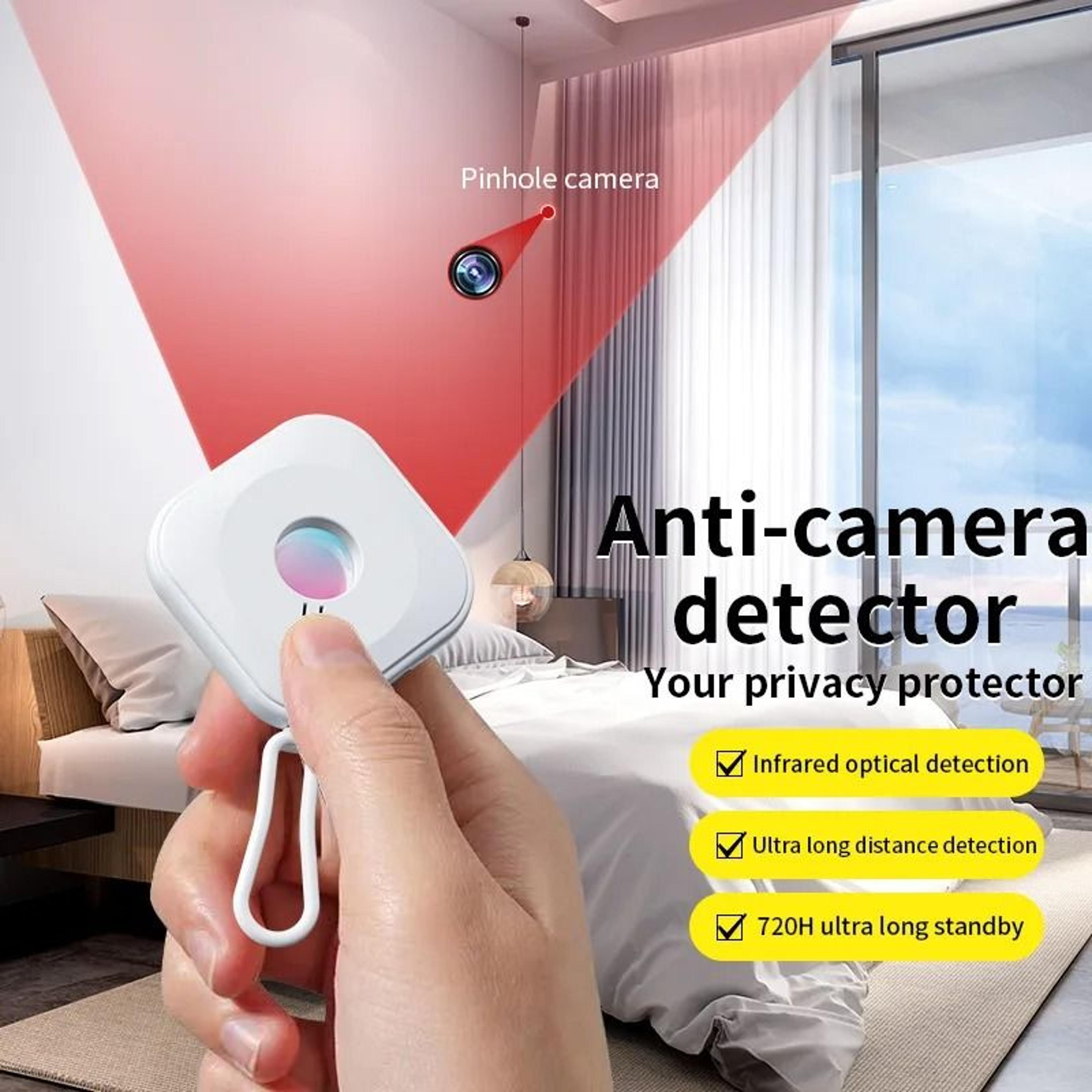 portable wireless anti spy detector with infrared hidden camera finder