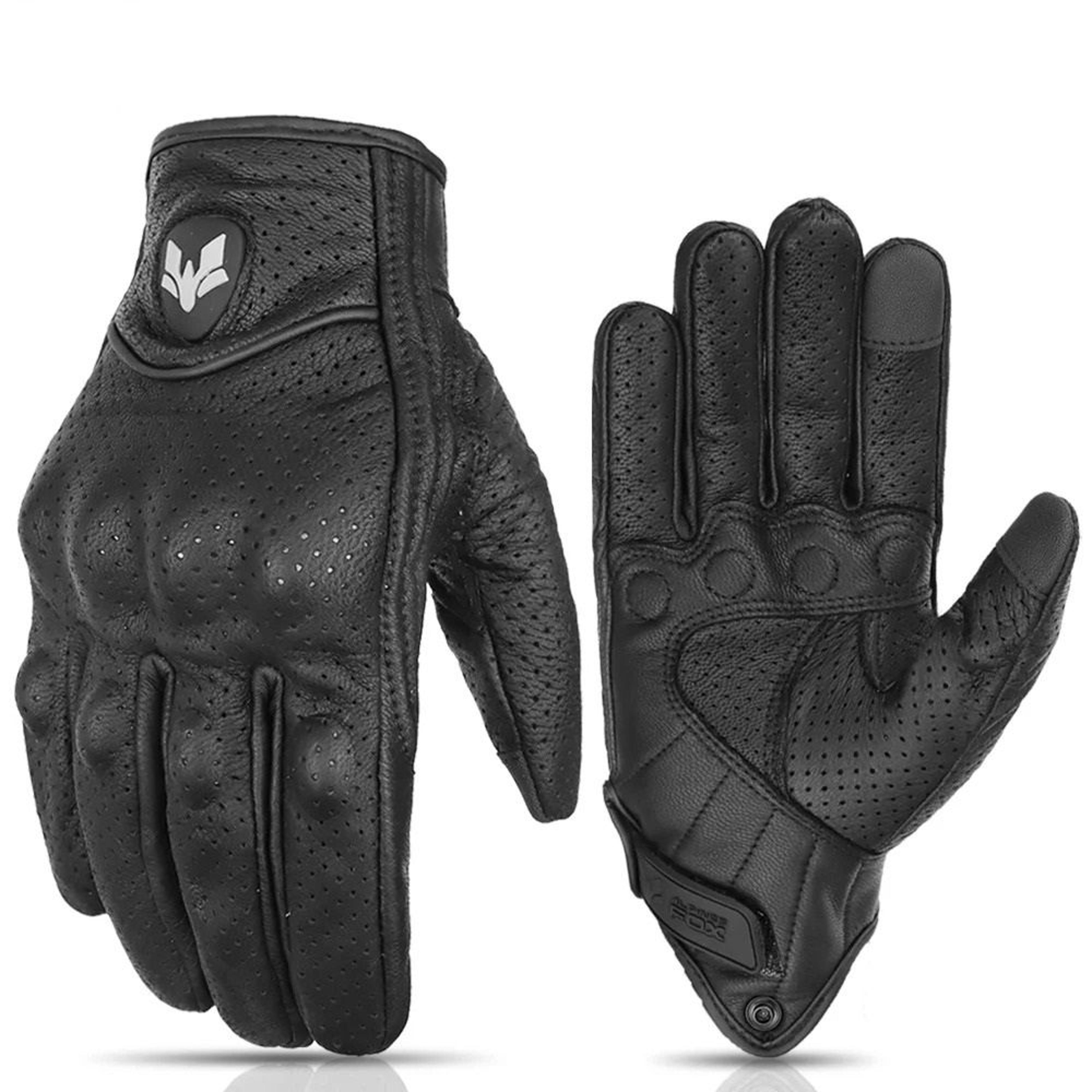 vintage leather motorcycle gloves for men