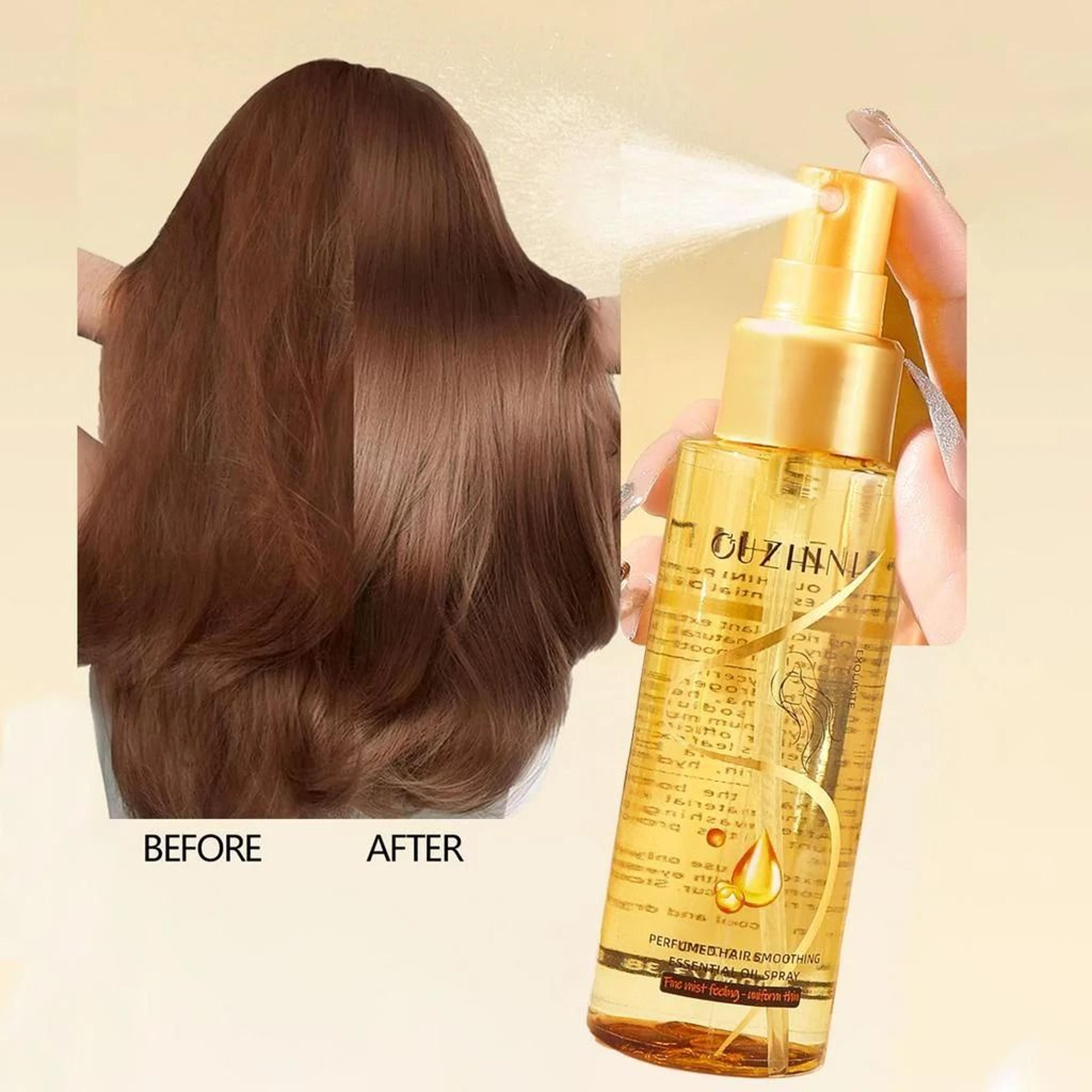 deep nourishing hair care essential oil spray